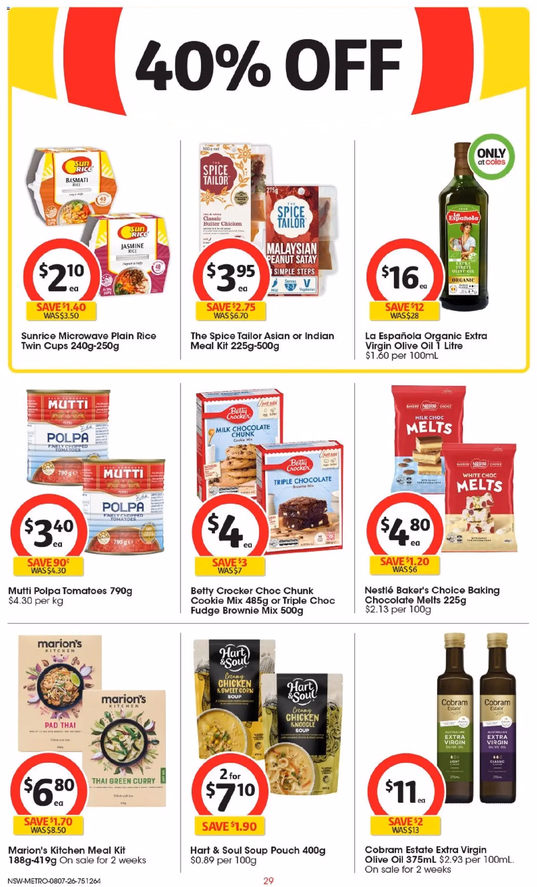 Coles catalogue - valid flyer from 08/07/2026, page 29 of 50
