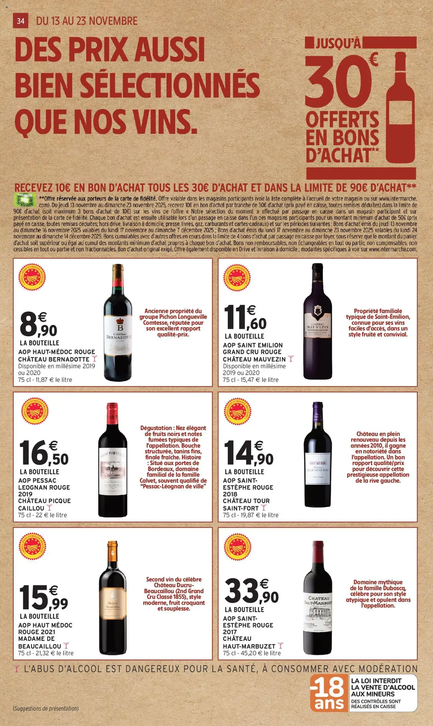 Intermarché catalogue semaine 46 - brochure valable à partir du 13/11/2025, page 34 sur 48