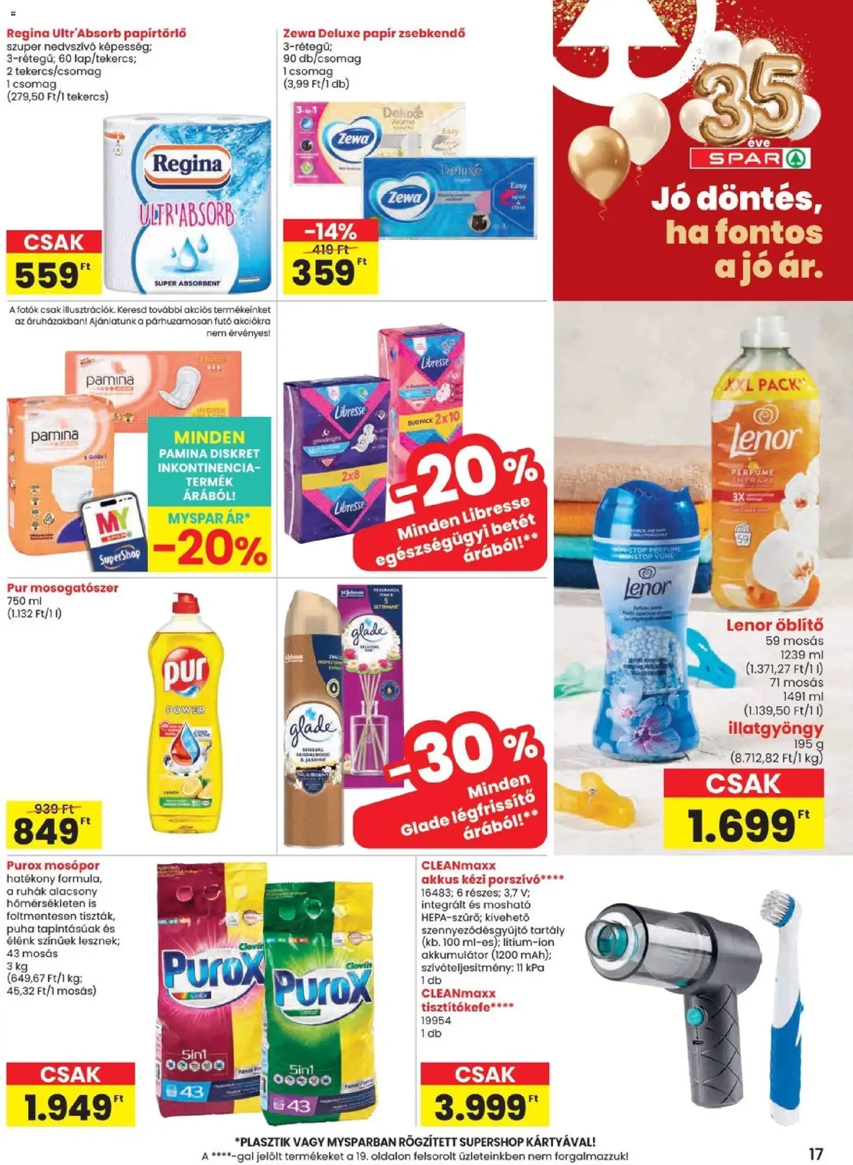 Spar akciós újság - 2026.06.25. érvényes szórólap 17 oldal 20 oldalból