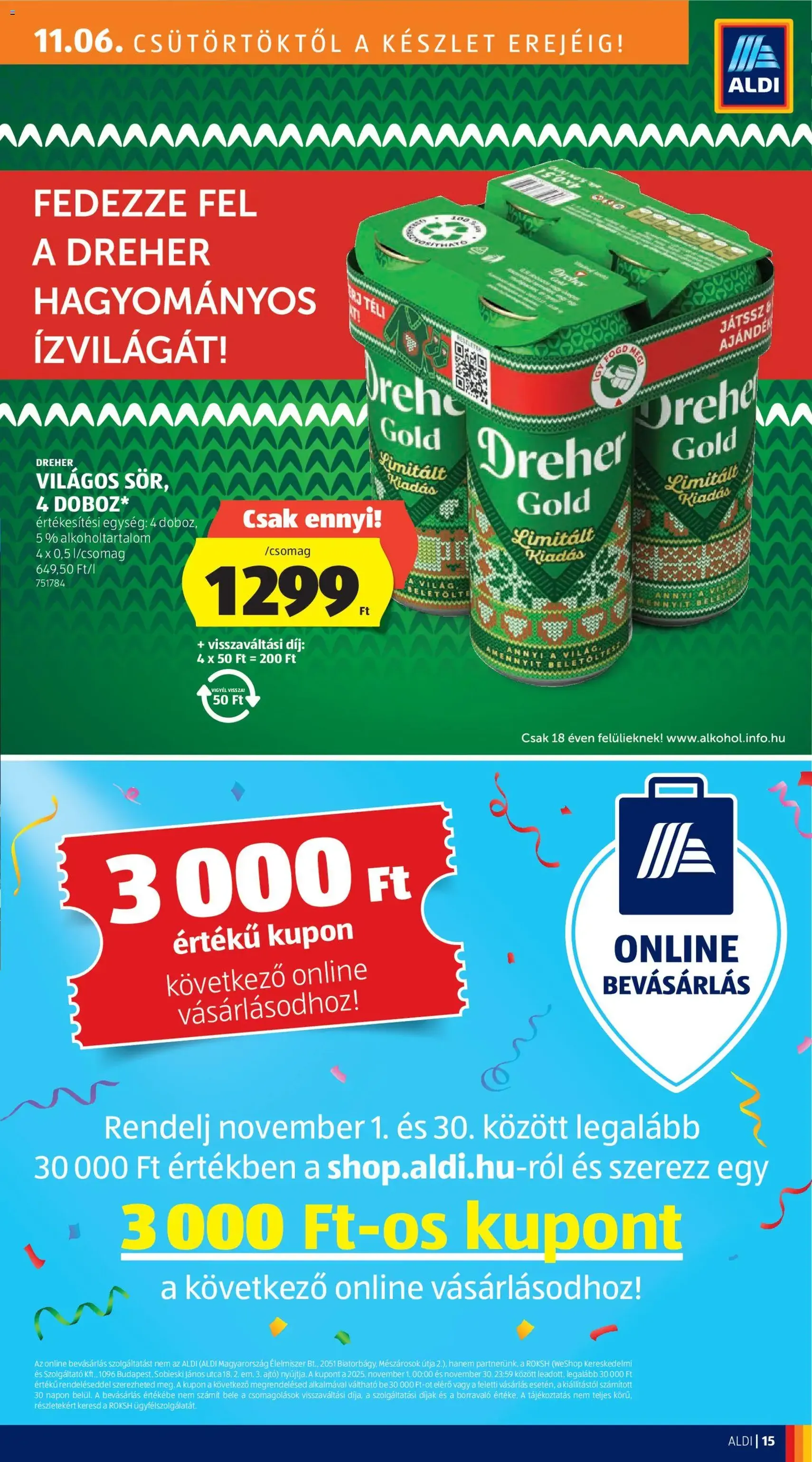 Aldi Akciós újság - 2025.11.06. érvényes szórólap 23 oldal 56 oldalból