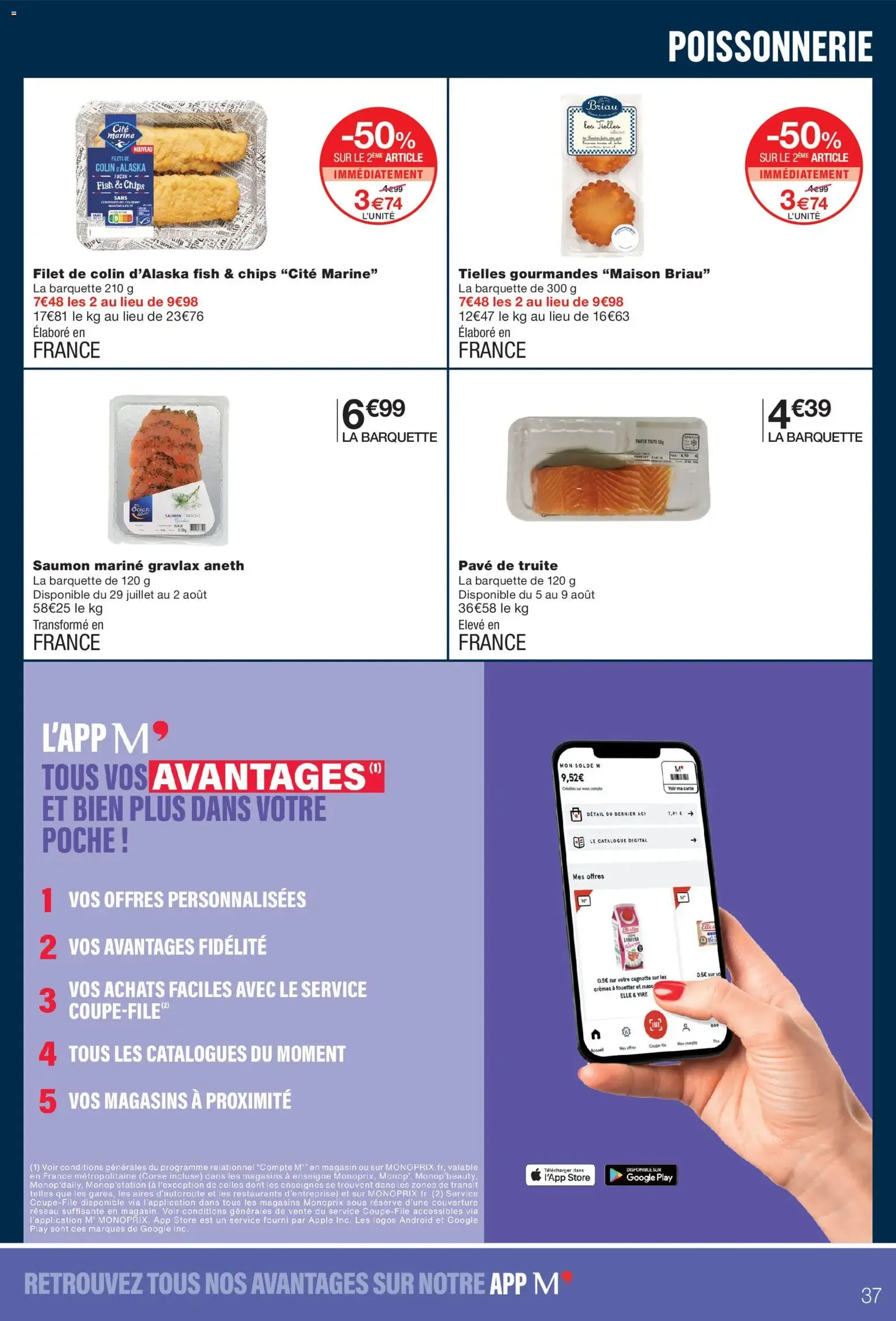 Monoprix catalogue - brochure valable à partir du 28/07/2026, page 37 sur 52
