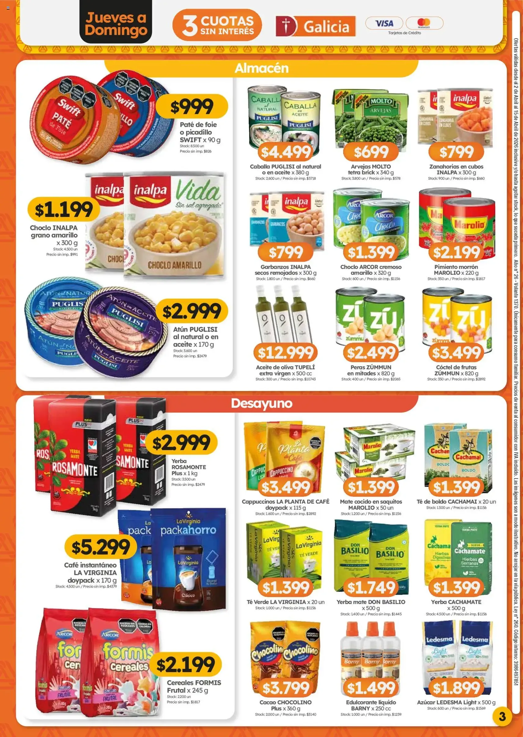 Cordiez ofertas - folleto válido desde 02/04/2026 página 3 de 12