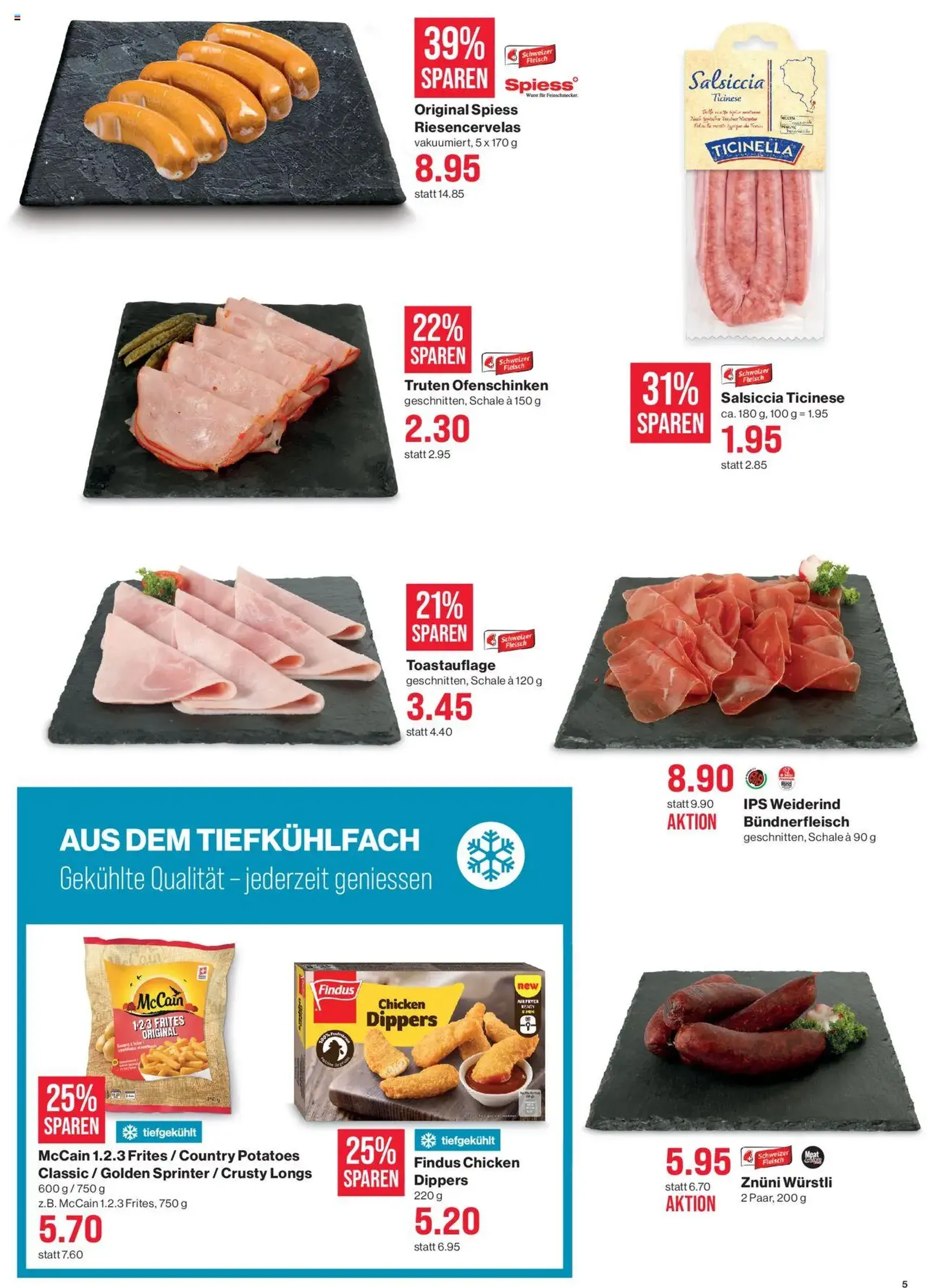 SPAR Aktionen - Gültiger Prospekt ab 24.07.2025, Seite 5 von insgesamt 22 SPAR Aktionen - Gültiger Prospekt ab 24.07.2025, Seite 5 von insgesamt 22