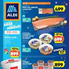 Aldi Akciós újság - szórólap előnézete érvényes 2025.12.18. -tól