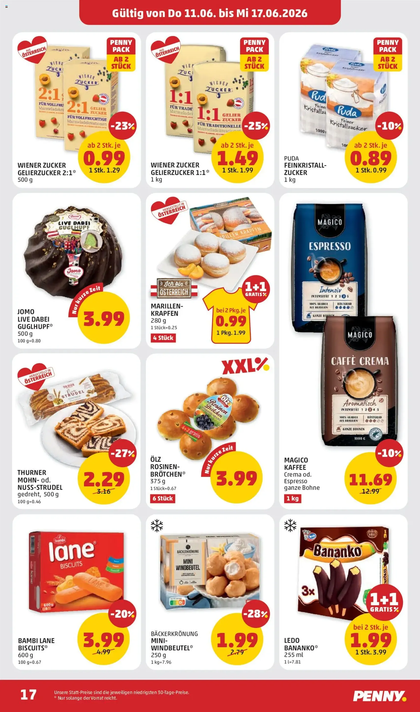 Penny Markt - Flugblatt - Gültiger Prospekt ab 11.06.2026, Seite 17 von insgesamt 32
