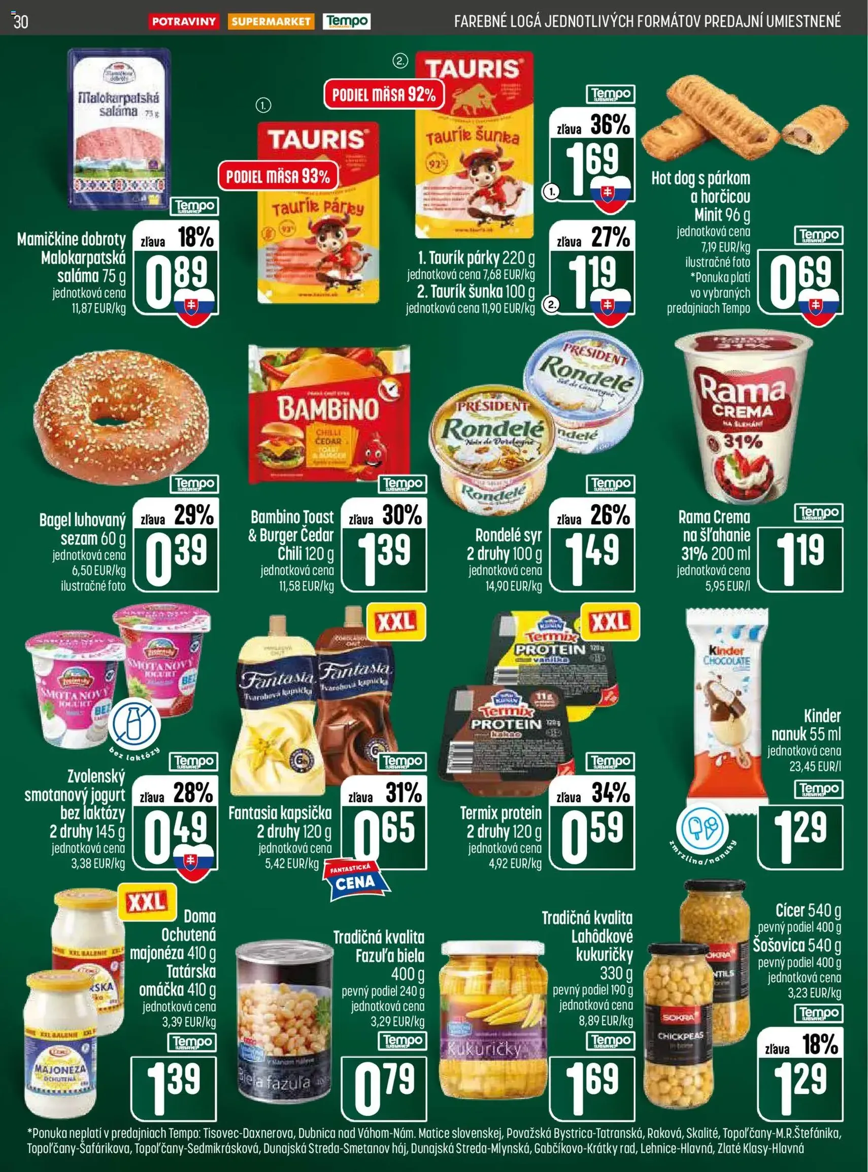 COOP Jednota leták - platný leták od 11.06.2026 strana 30 z 32