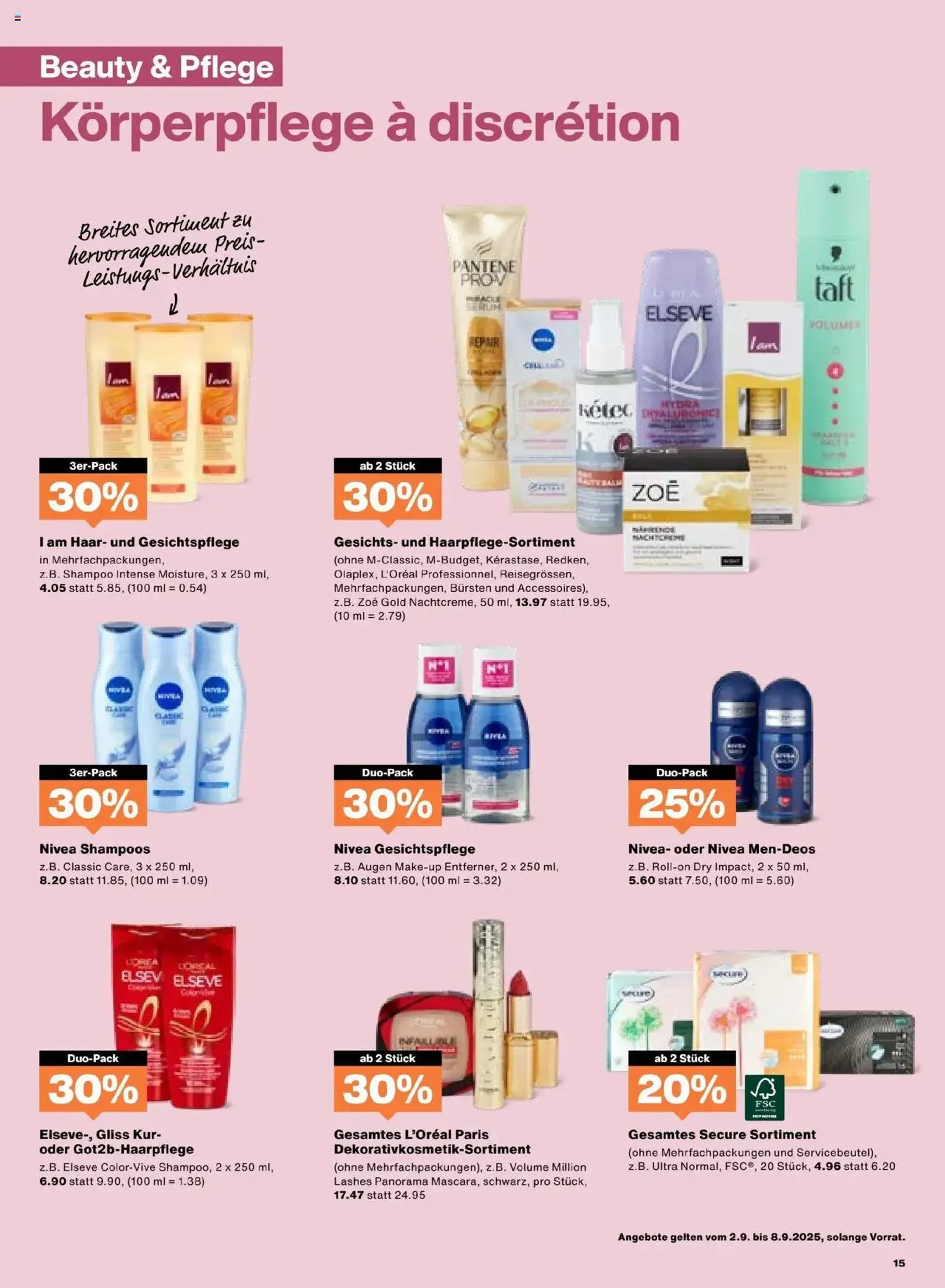 Migros Aktionen - Gültiger Prospekt ab 02.09.2025, Seite 15 von insgesamt 20 Migros Aktionen - Gültiger Prospekt ab 02.09.2025, Seite 15 von insgesamt 20