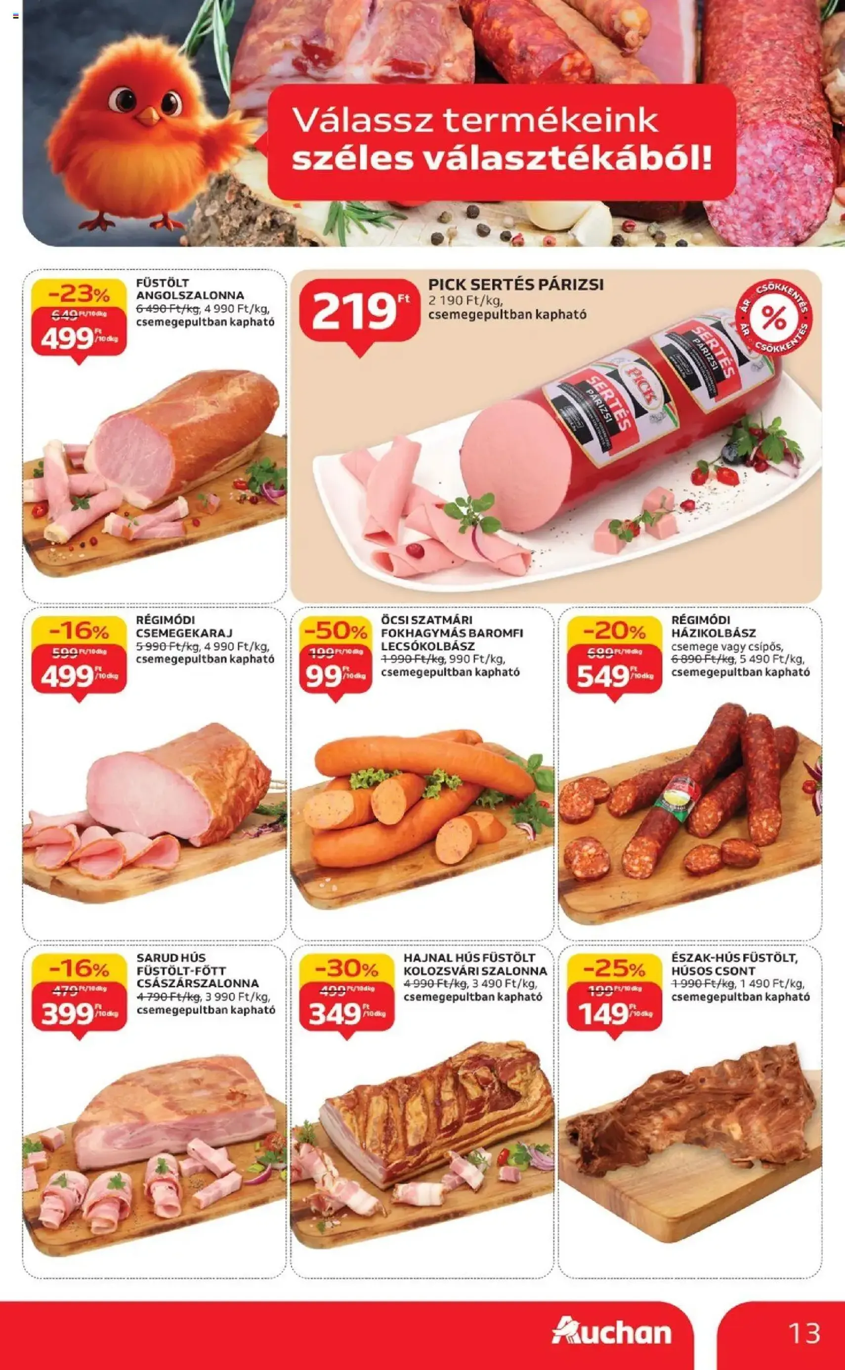 Auchan Akciós újság - 2025.09.25. érvényes szórólap 13 oldal 48 oldalból