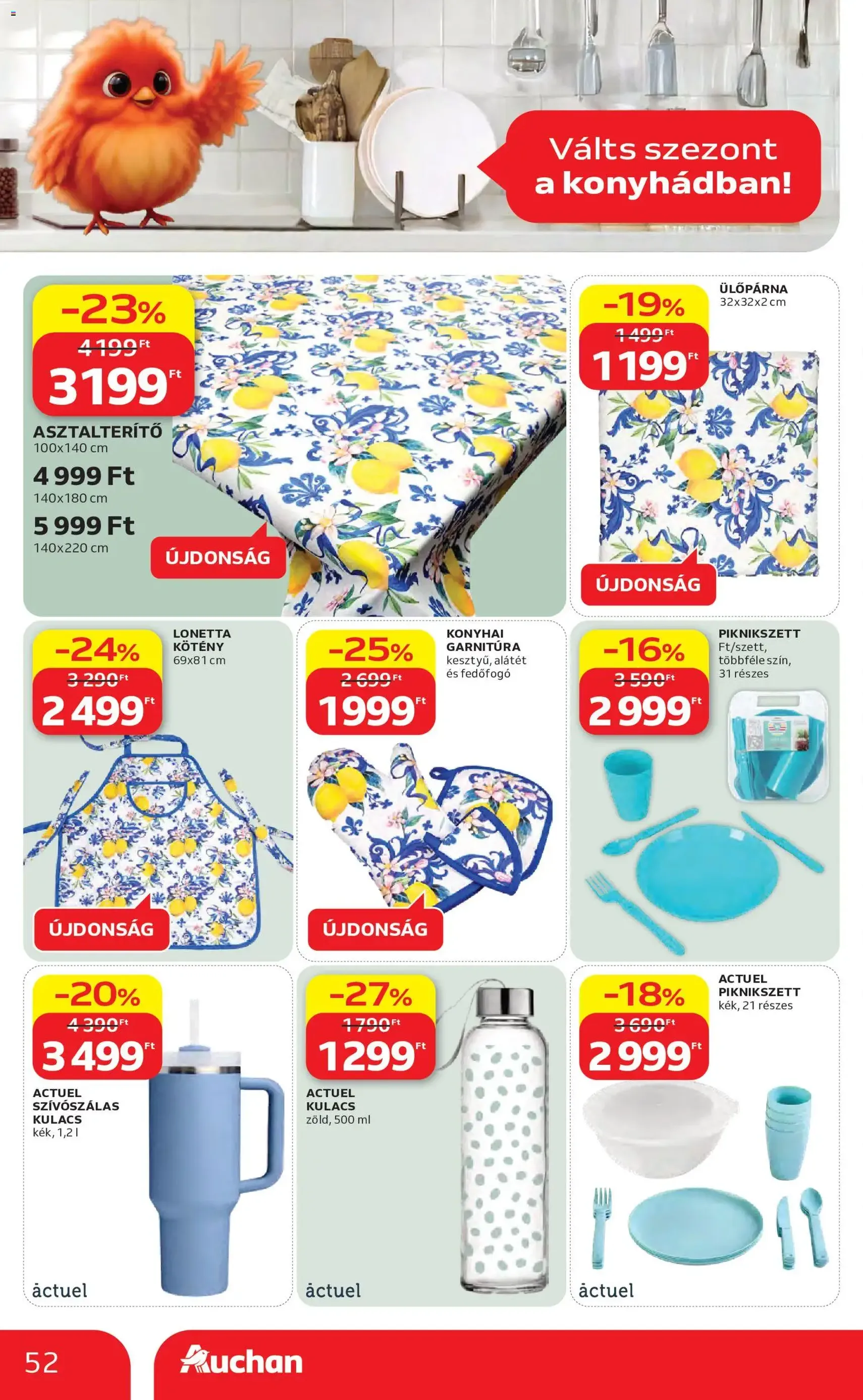 Auchan akciós újság - 2026.05.07. érvényes szórólap 52 oldal 60 oldalból