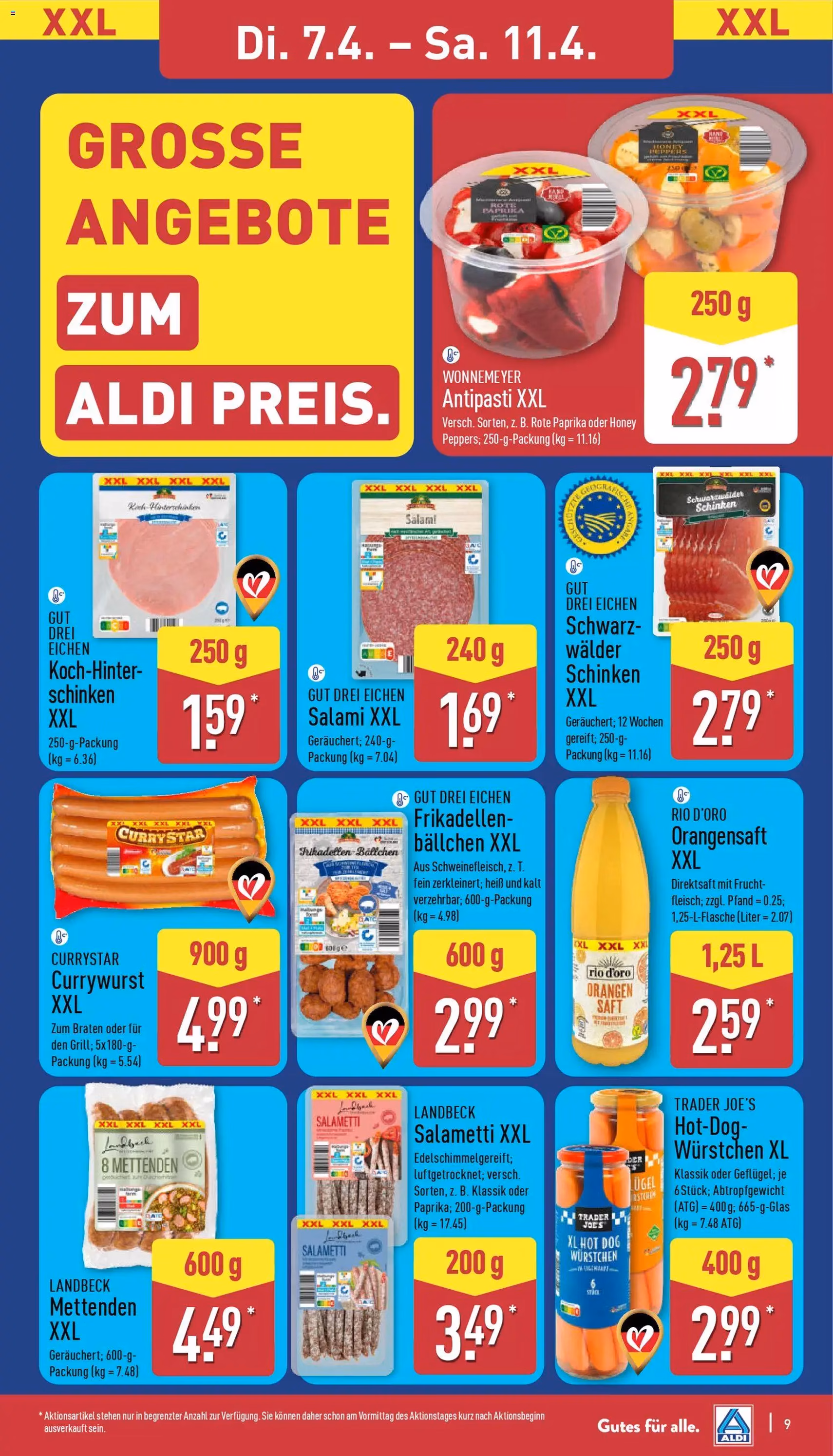 Aldi Prospekt - Gültiger Prospekt ab 07.04.2026, Seite 9 von insgesamt 39
