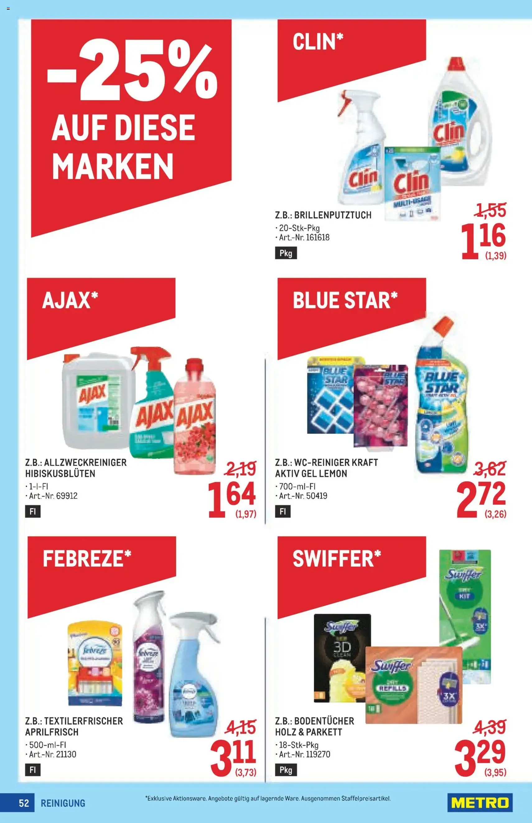 Metro angebote Profi - Gültiger Prospekt ab 17.09.2026, Seite 52 von insgesamt 64