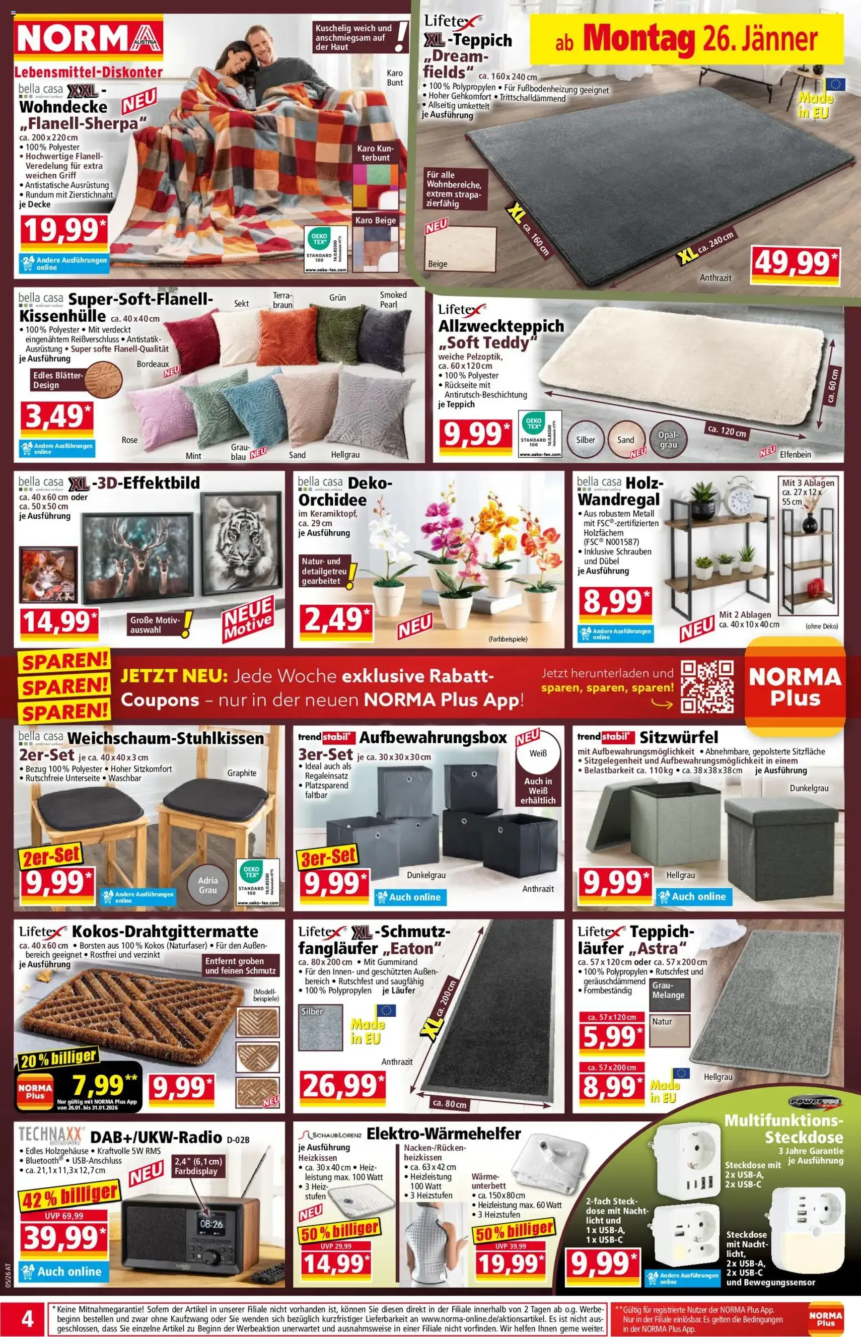 Norma Flugblatt - Gültiger Prospekt ab 26.01.2026, Seite 4 von insgesamt 20