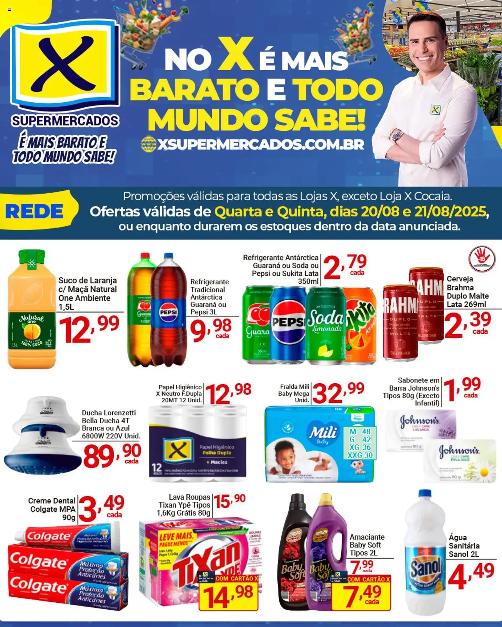 X Supermercados - Ofertas da semana - folheto válido a partir de 20/08/2025 página 2 de 6