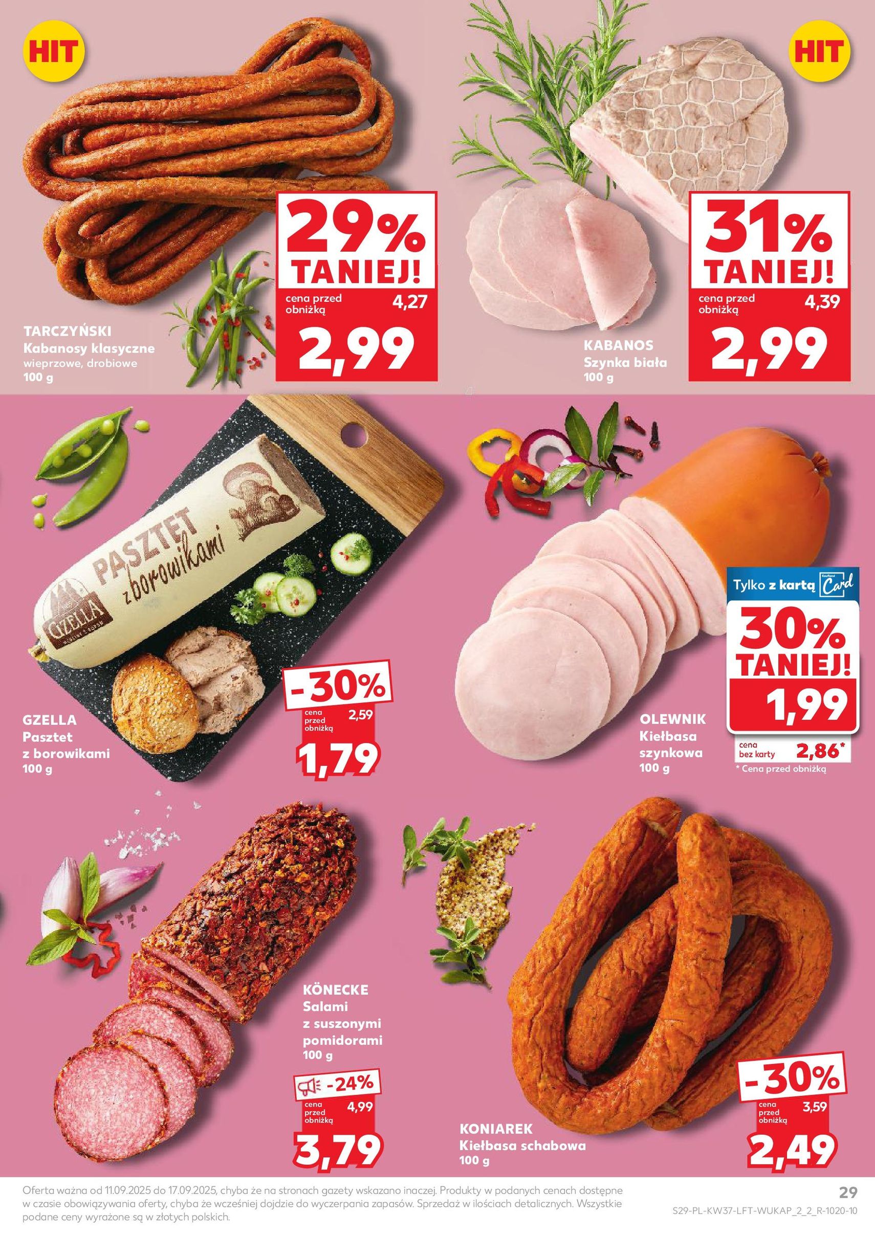 Kaufland gazetka - ważny gazetka od 11.09.2025 strona 29 z 61 Kaufland gazetka - ważny gazetka od 11.09.2025 strona 29 z 61