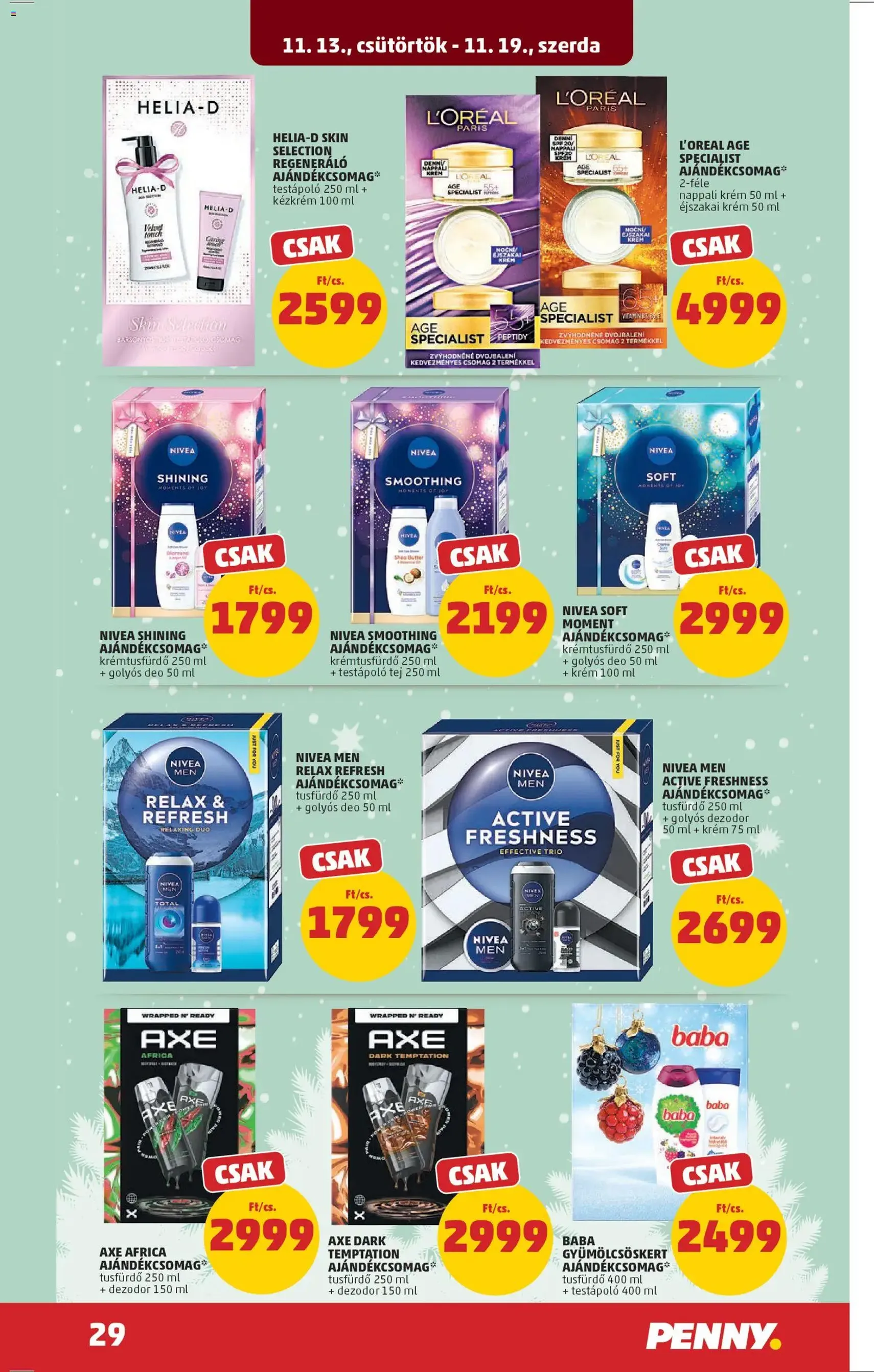 PENNY Akciós újság - 2025.11.13. érvényes szórólap 33 oldal 45 oldalból