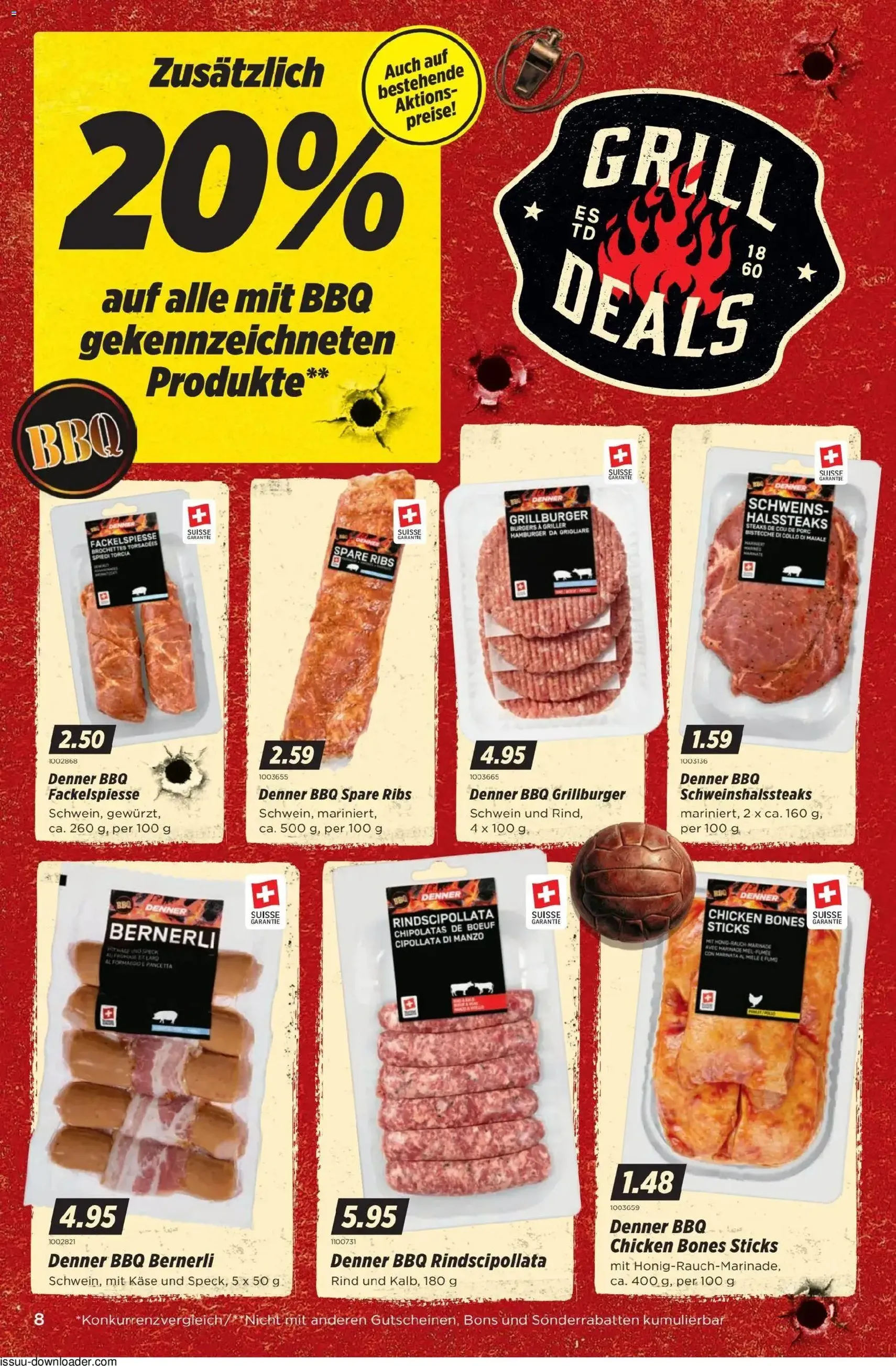 Denner aktionen - Gültiger Prospekt ab 25.06.2026, Seite 8 von insgesamt 24