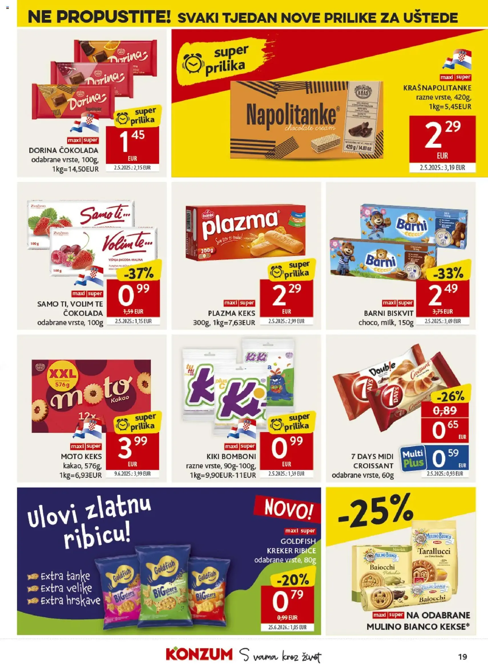 Konzum HR akciós újság - 2026.07.29. érvényes szórólap 19 oldal 40 oldalból