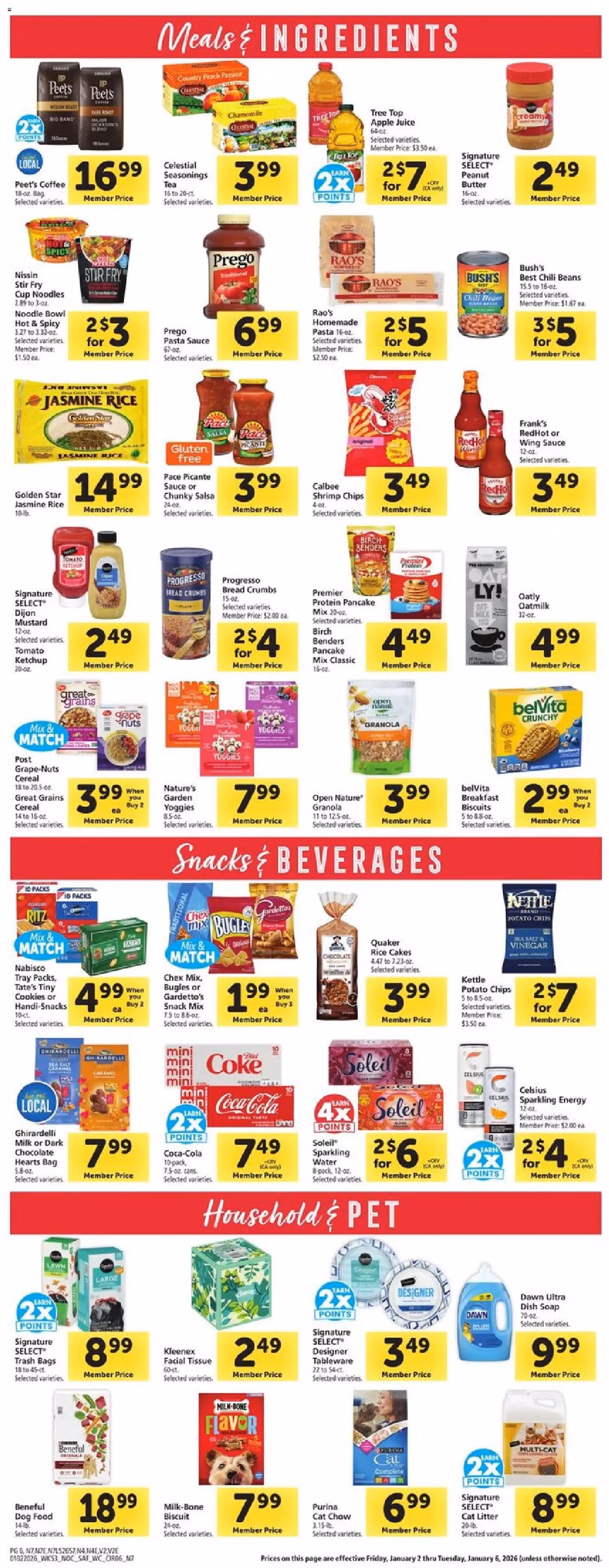 Safeway Weekly Ad - valid flyer from 01/02/2026, page 6 of 10