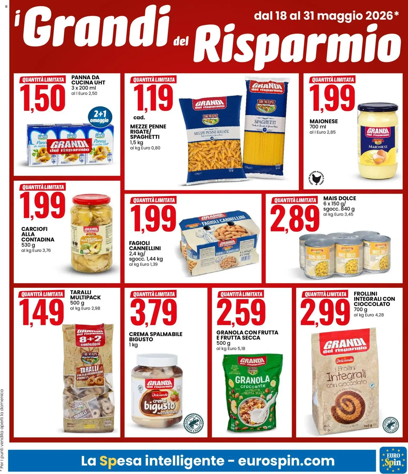 Eurospin volantino - volantino valido dal 18/05/2026 pagina 3 di 18