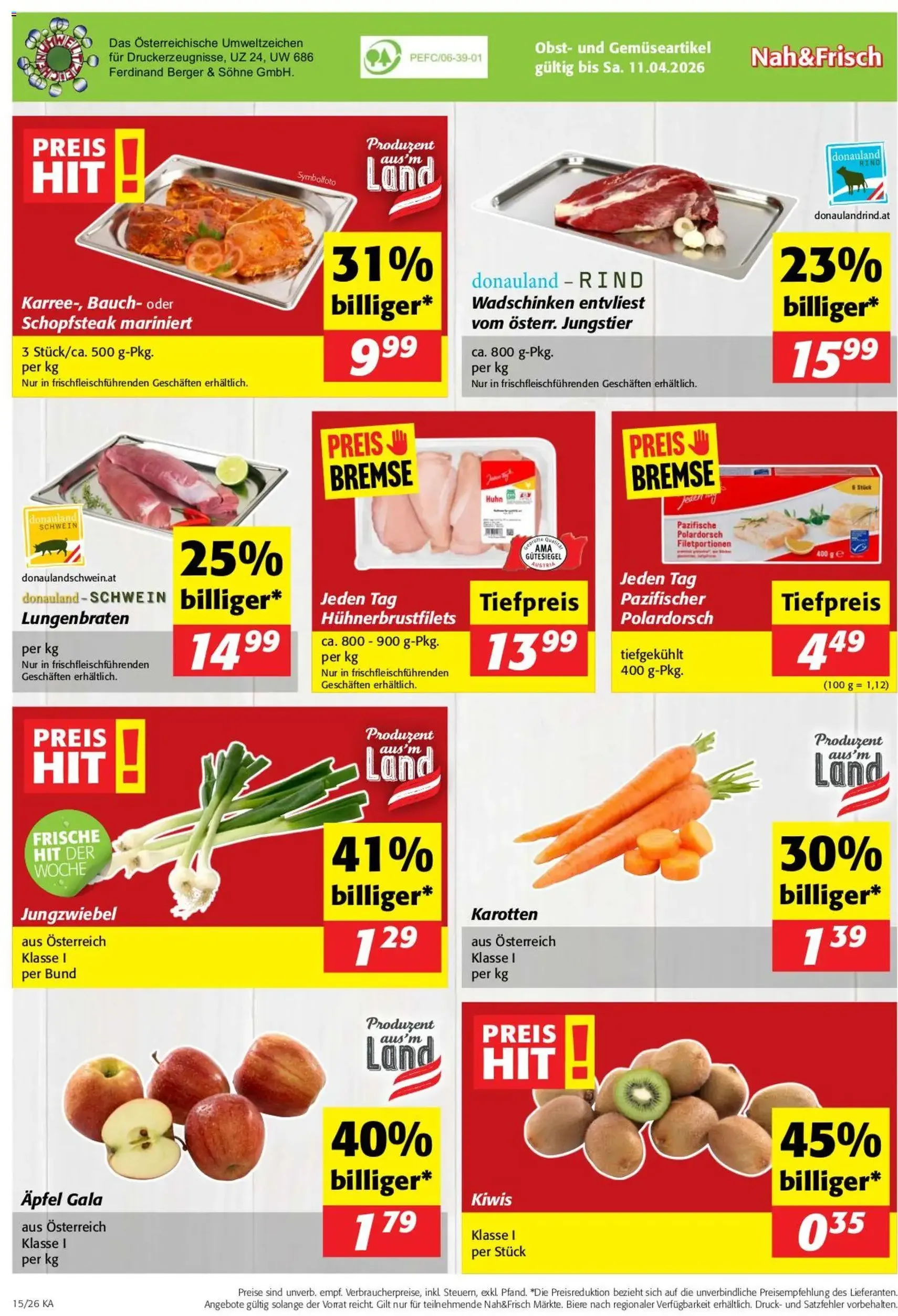 Nah und Frisch Flugblatt - Gültiger Prospekt ab 08.04.2026, Seite 8 von insgesamt 8