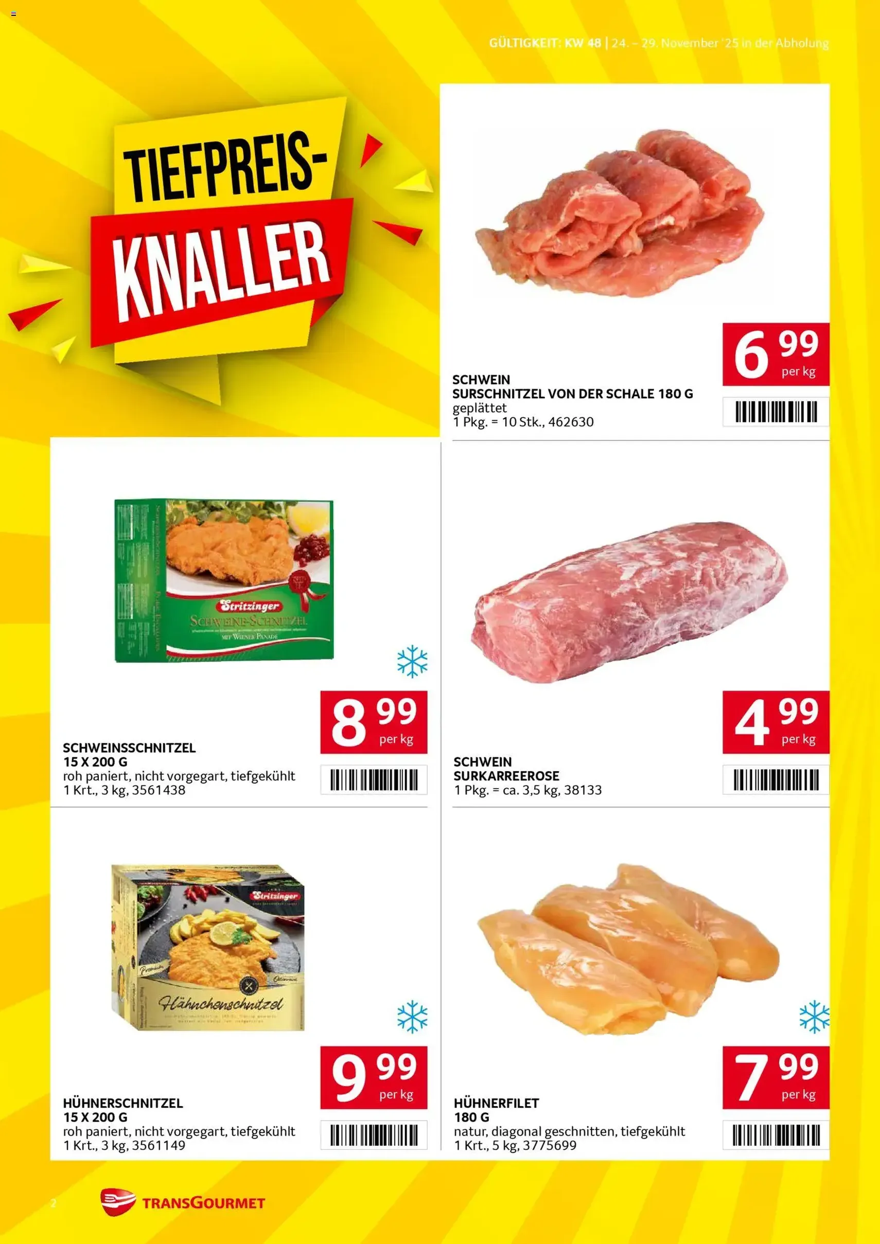 Transgourmet Flugblatt - Gültiger Prospekt ab 24.11.2025, Seite 2 von insgesamt 32