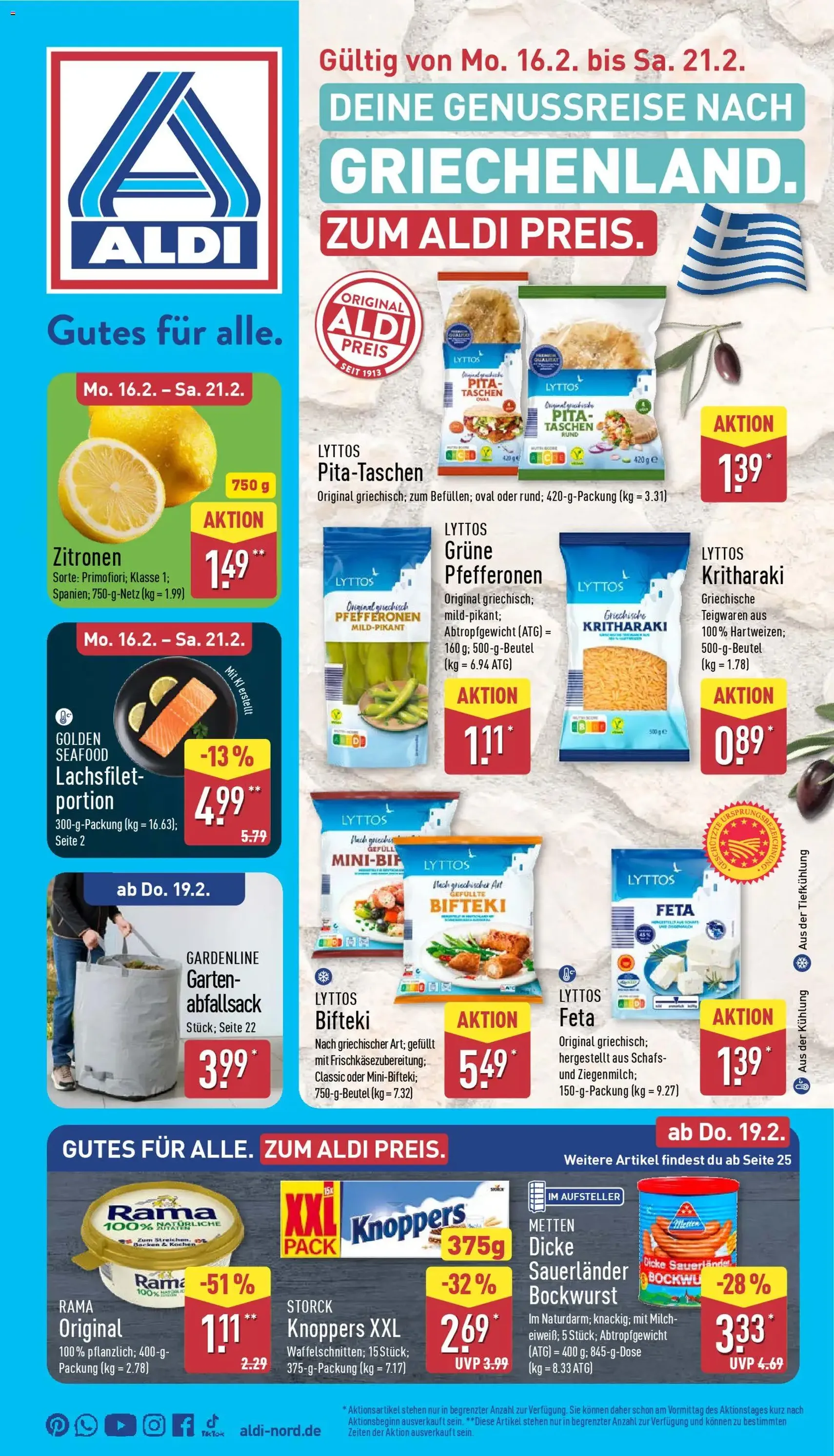 Aldi Prospekt - Gültiger Prospekt ab 16.02.2026, Seite 5 von insgesamt 40