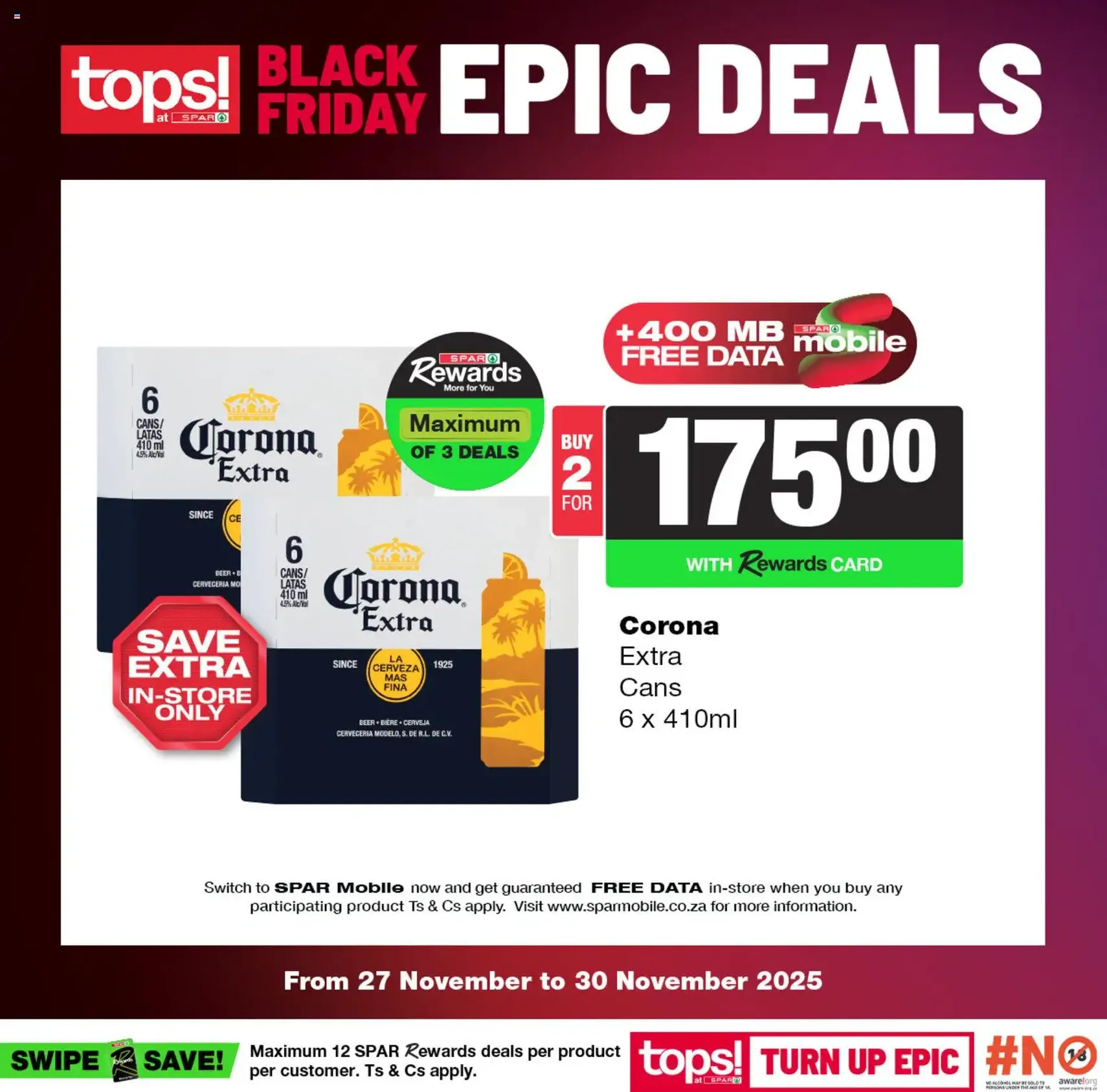 Tops at Spar Black Friday - valid flyer from 27/11/2025, page 8 of 31
