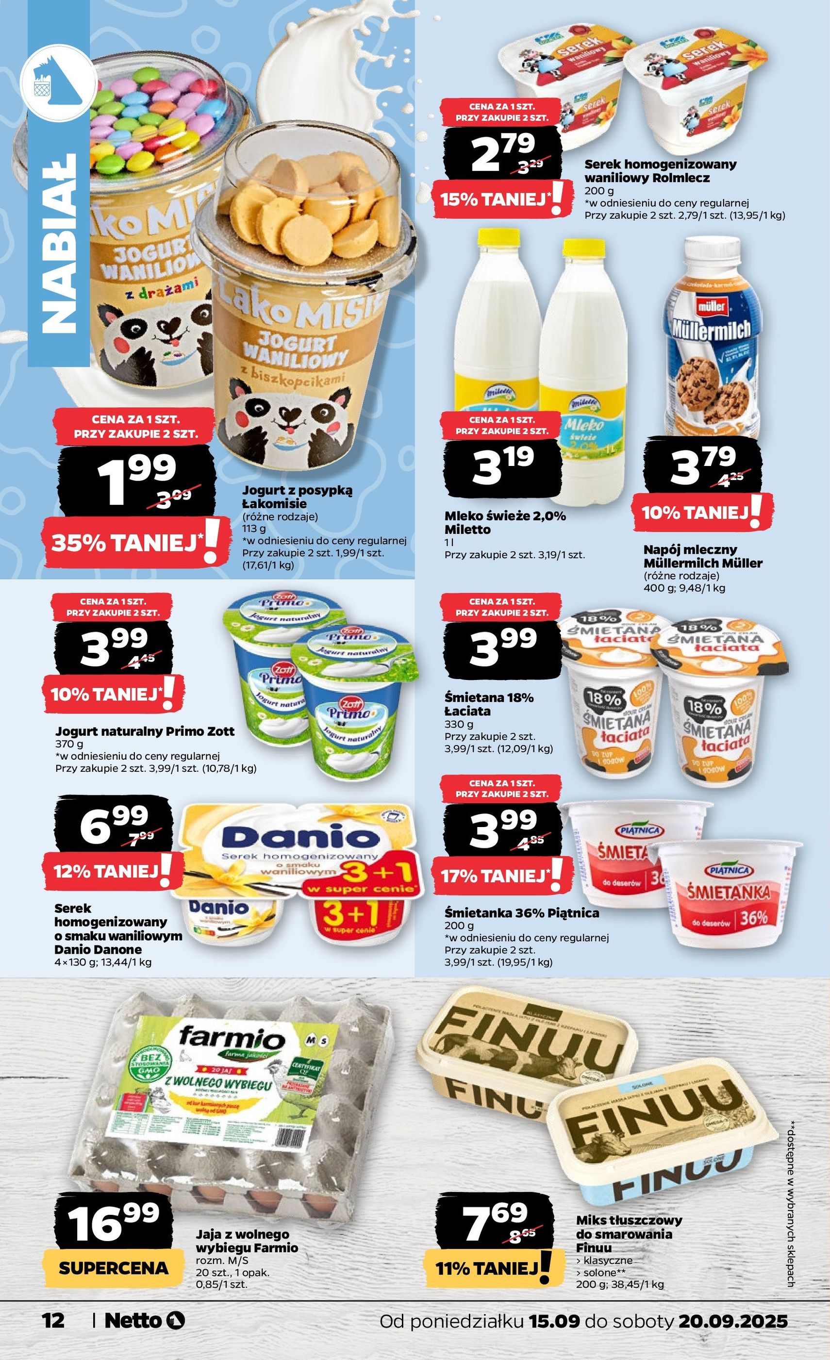 Netto - NETTO T38A ważne do 20.09 - ważny gazetka od 14.09.2025 strona 12 z 34