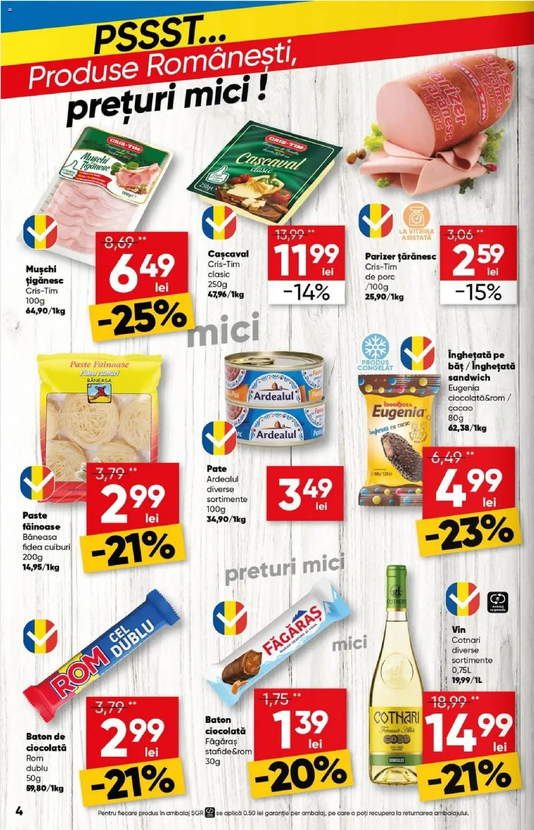 Catalog Profi - cataloage valabile începând cu 23.07.2025 pagina 4 din 16 Catalog Profi - cataloage valabile începând cu 23.07.2025 pagina 4 din 16