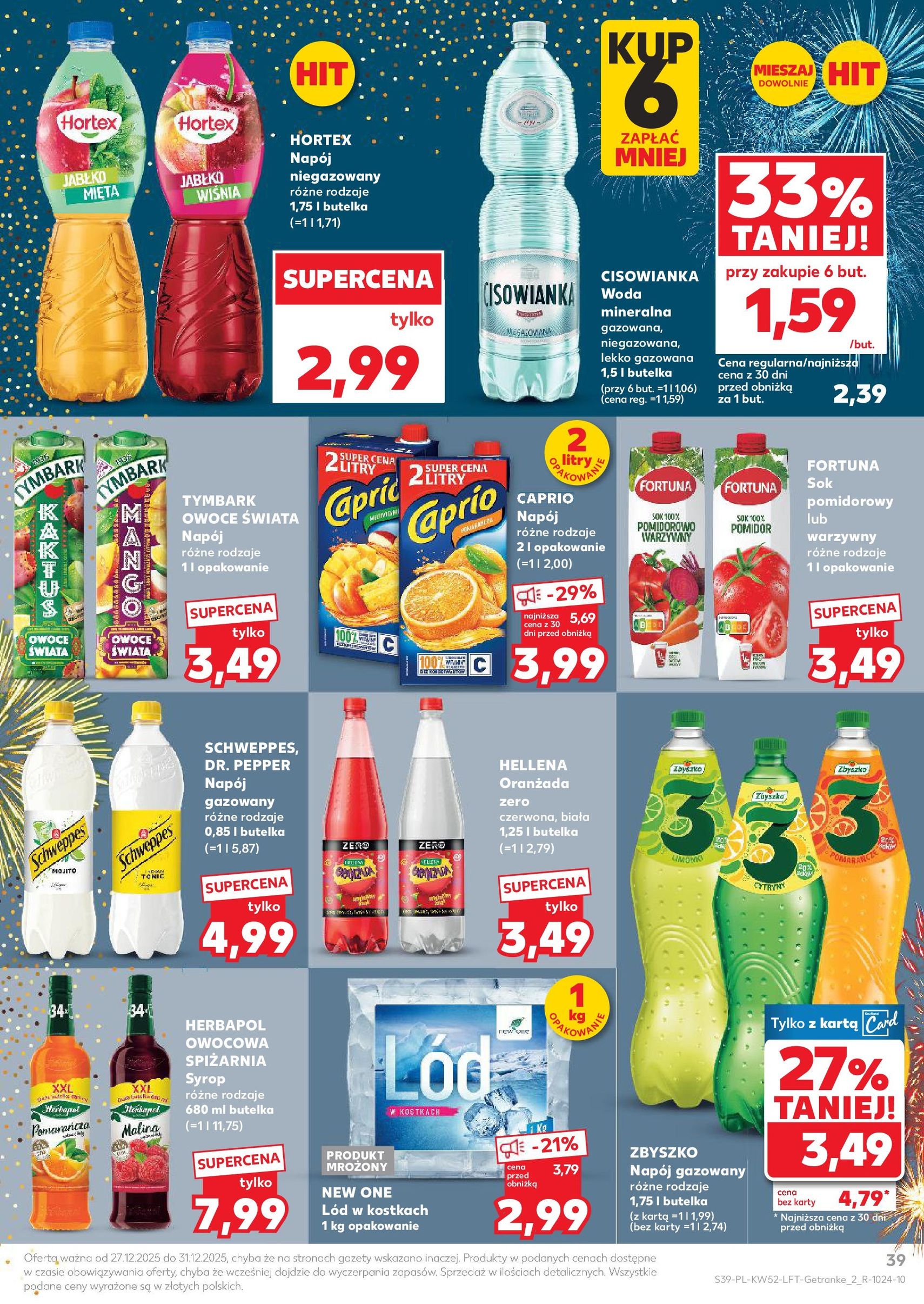 Kaufland gazetka - ważny gazetka od 27.12.2025 strona 39 z 53