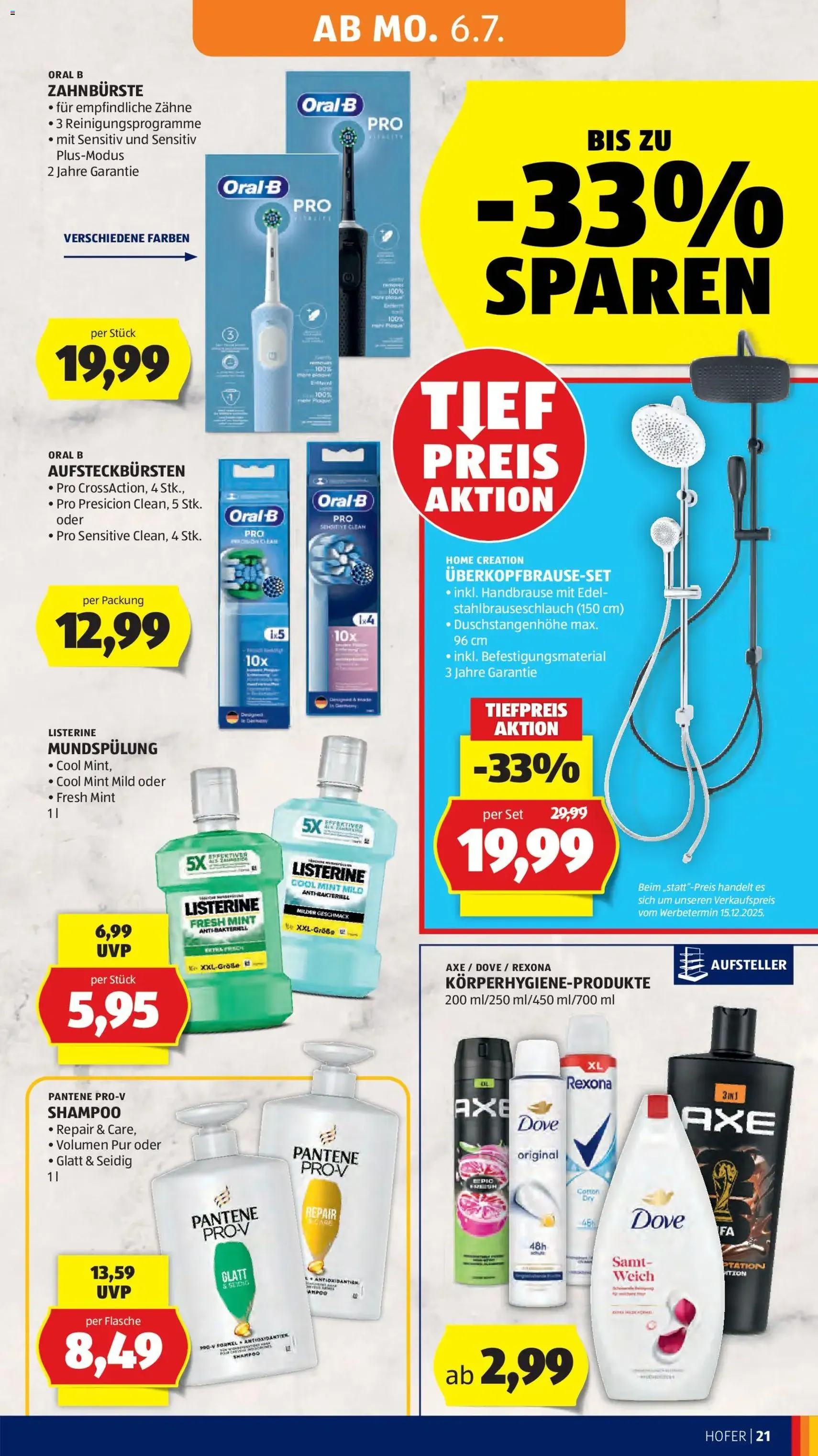 Hofer Flugblatt - Gültiger Prospekt ab 03.07.2026, Seite 27 von insgesamt 39