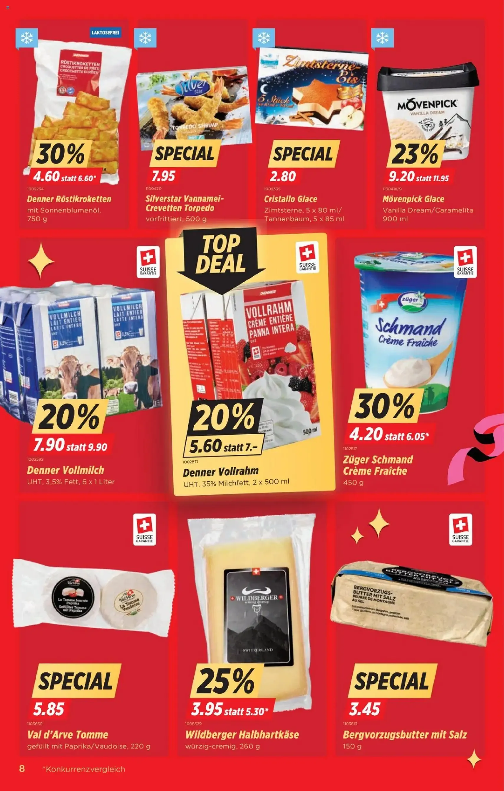 Denner Aktionen - Gültiger Prospekt ab 16.12.2025, Seite 8 von insgesamt 24