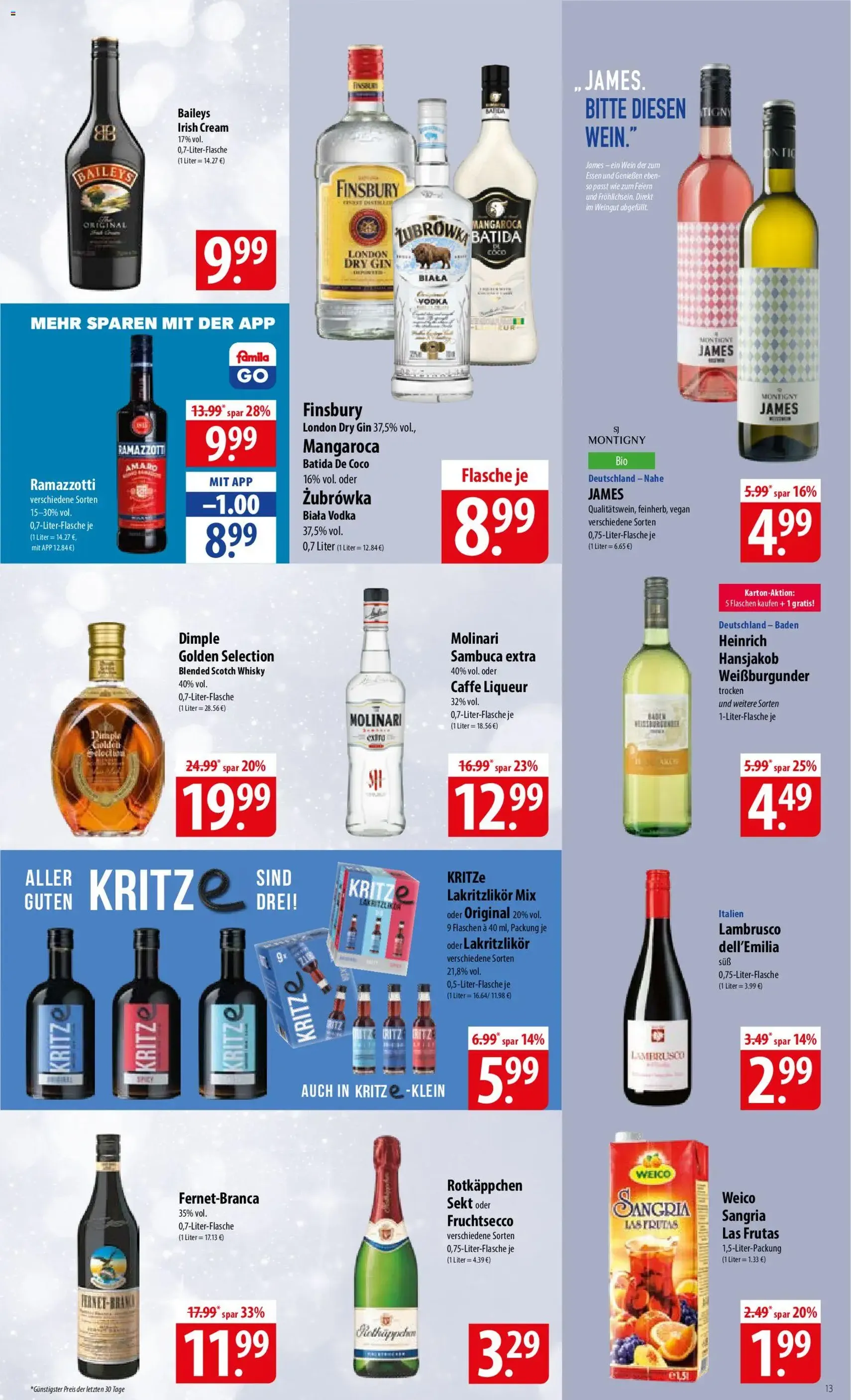 Famila Prospekt - Gültiger Prospekt ab 08.06.2026, Seite 13 von insgesamt 24