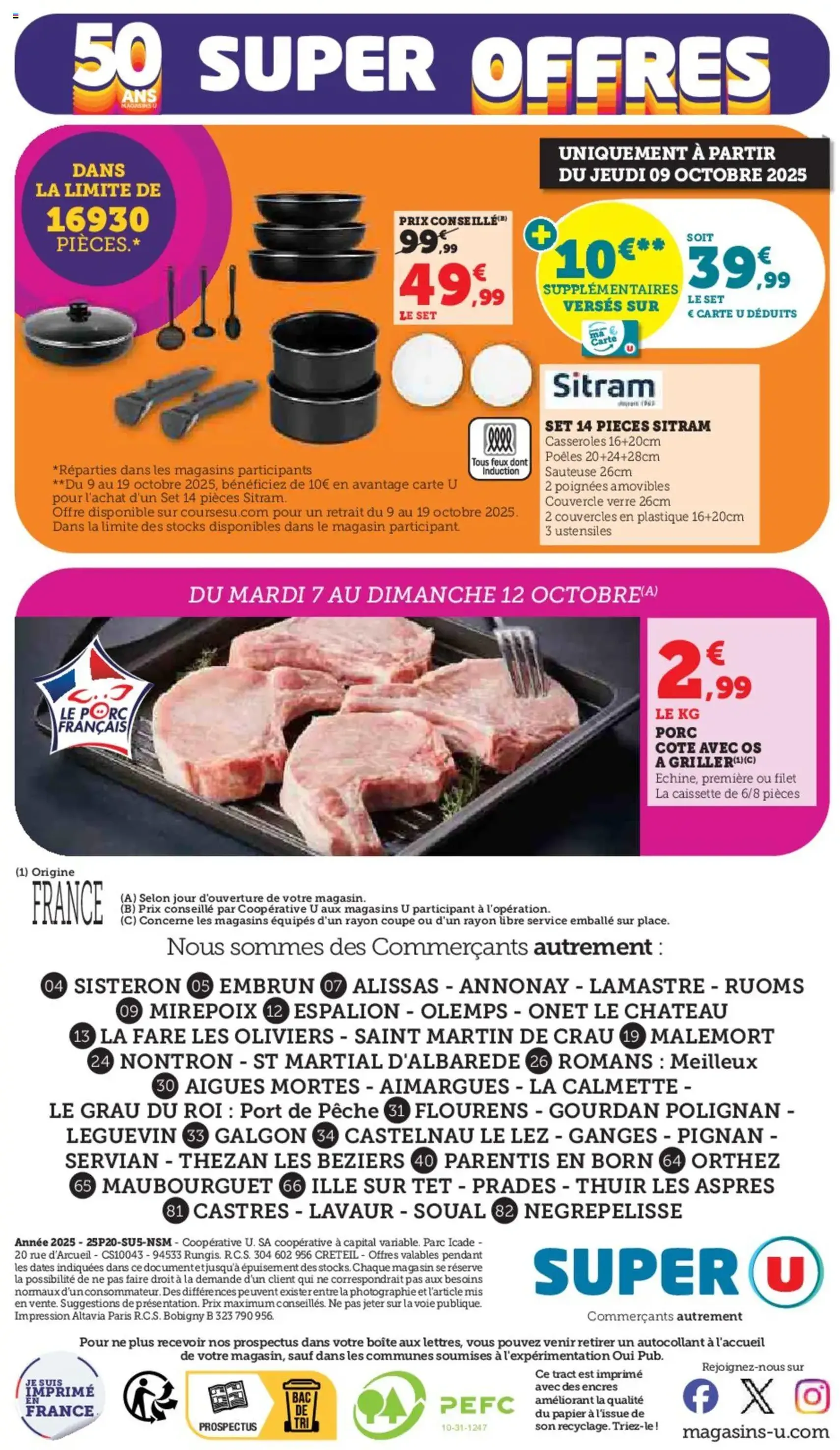 Super U catalogue - brochure valable à partir du 07/10/2025, page 40 sur 40