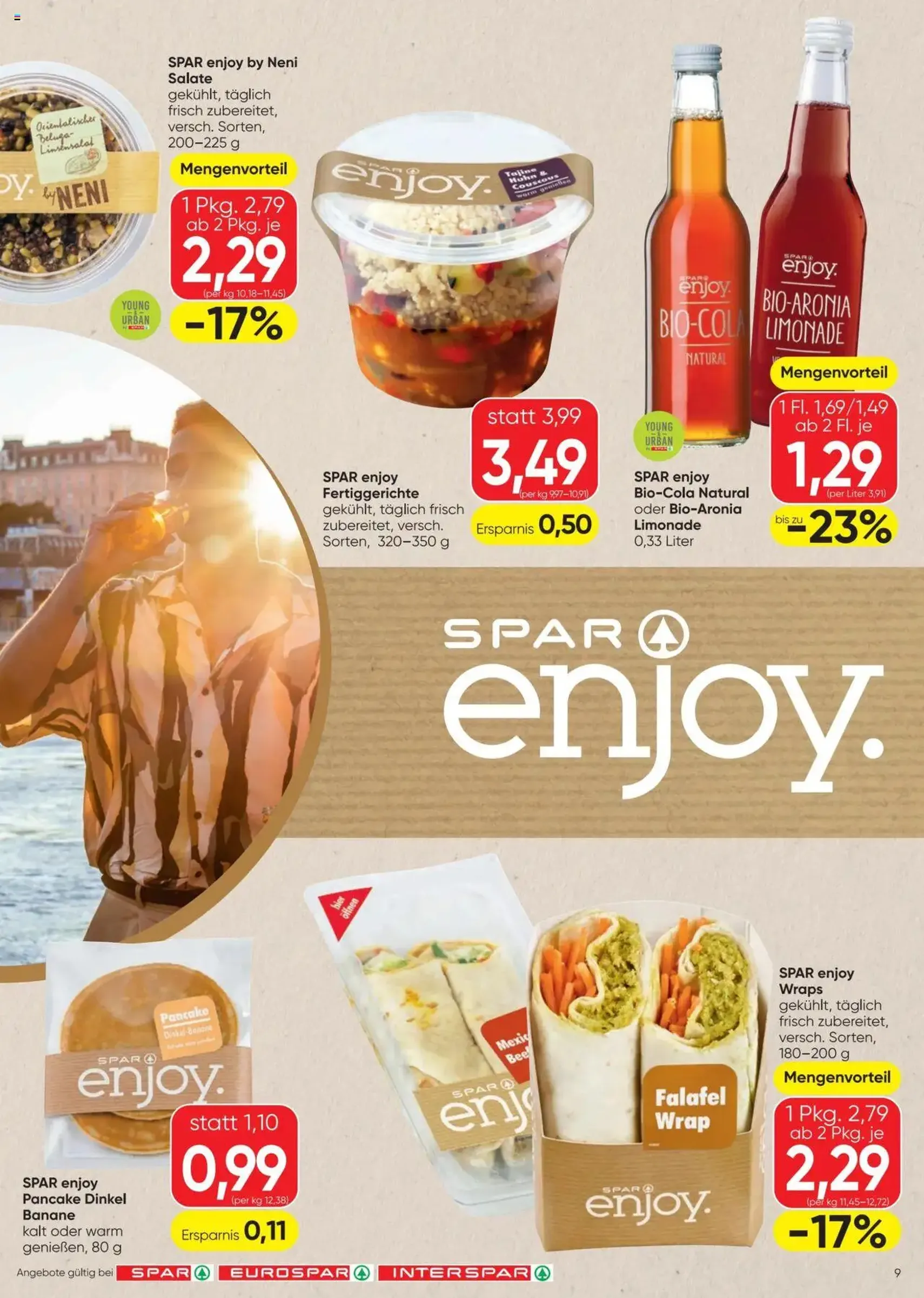 Spar Flugblatt - Gültiger Prospekt ab 04.09.2025, Seite 9 von insgesamt 16 Spar Flugblatt - Gültiger Prospekt ab 04.09.2025, Seite 9 von insgesamt 16