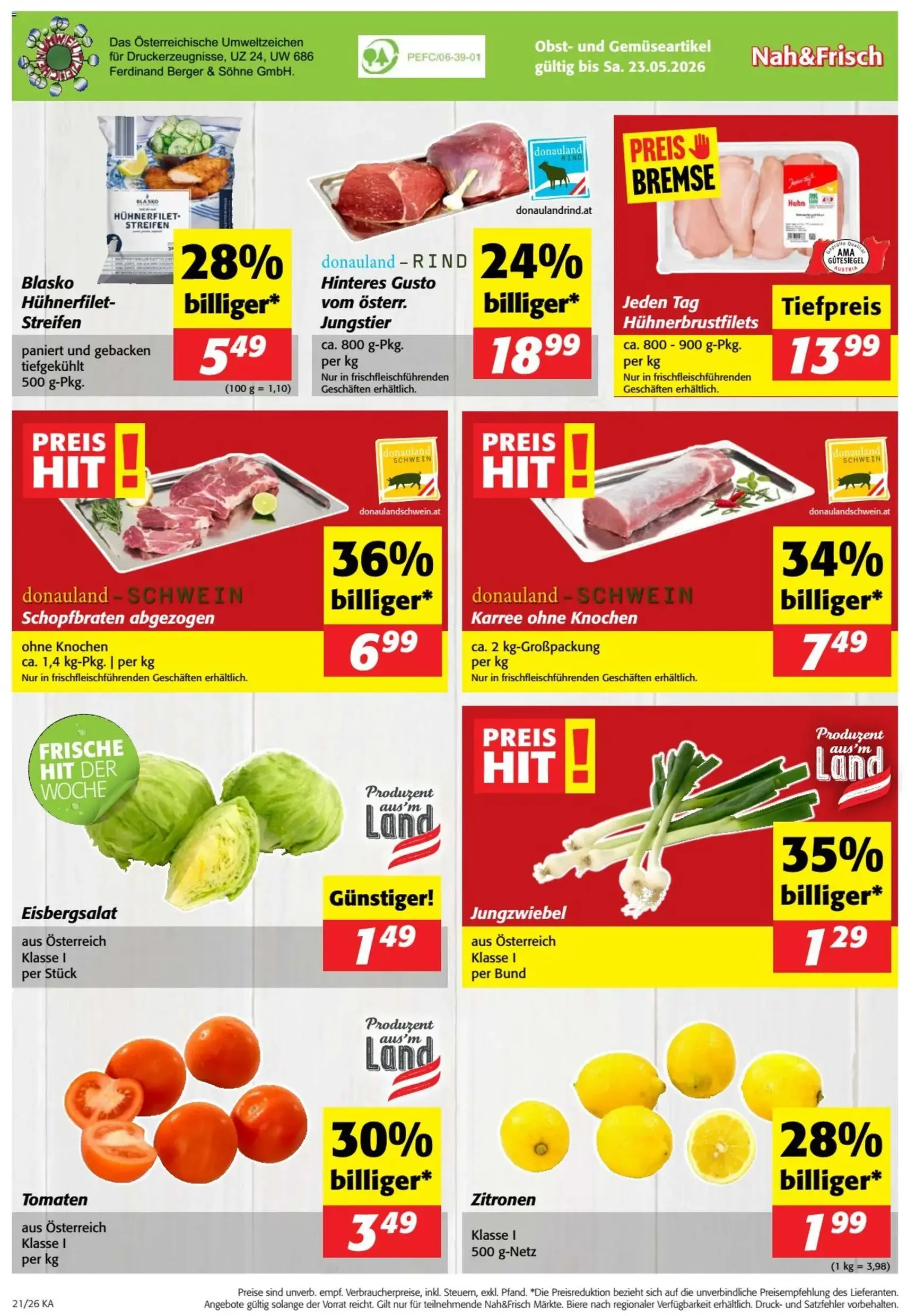 Nah und Frisch Flugblatt - Gültiger Prospekt ab 20.05.2026, Seite 8 von insgesamt 8