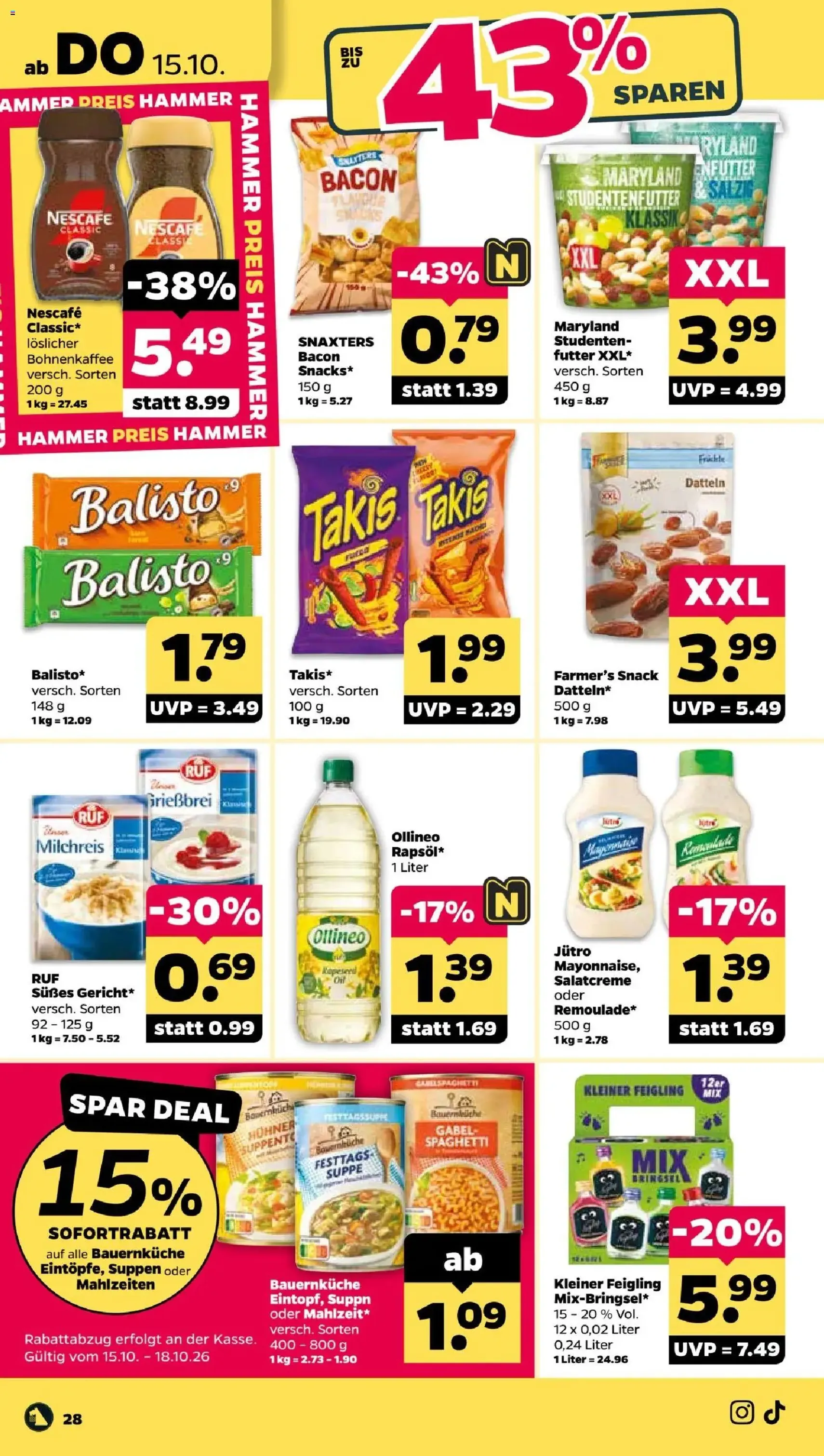 Netto Prospekt - Gültiger Prospekt ab 12.10.2026, Seite 34 von insgesamt 39