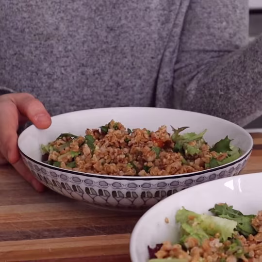 Anteprima ricetta Insalata di farro estiva light