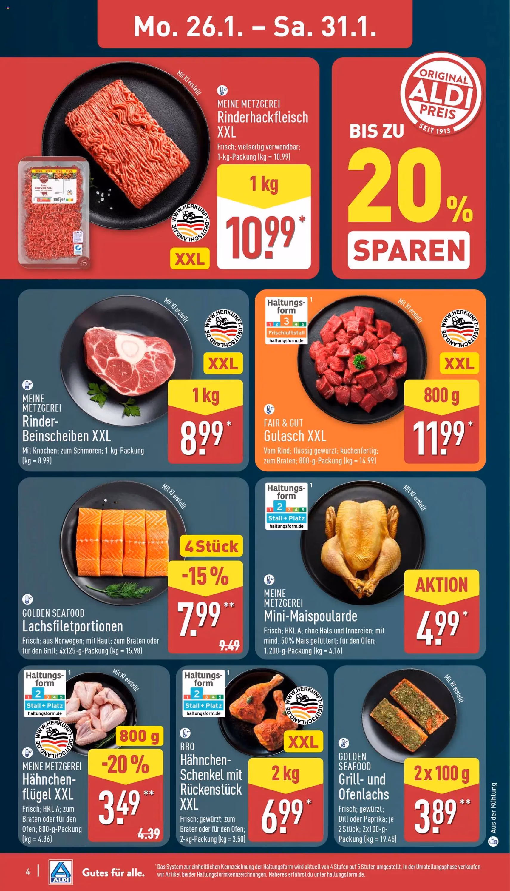 Aldi Prospekt - Gültiger Prospekt ab 26.01.2026, Seite 4 von insgesamt 43