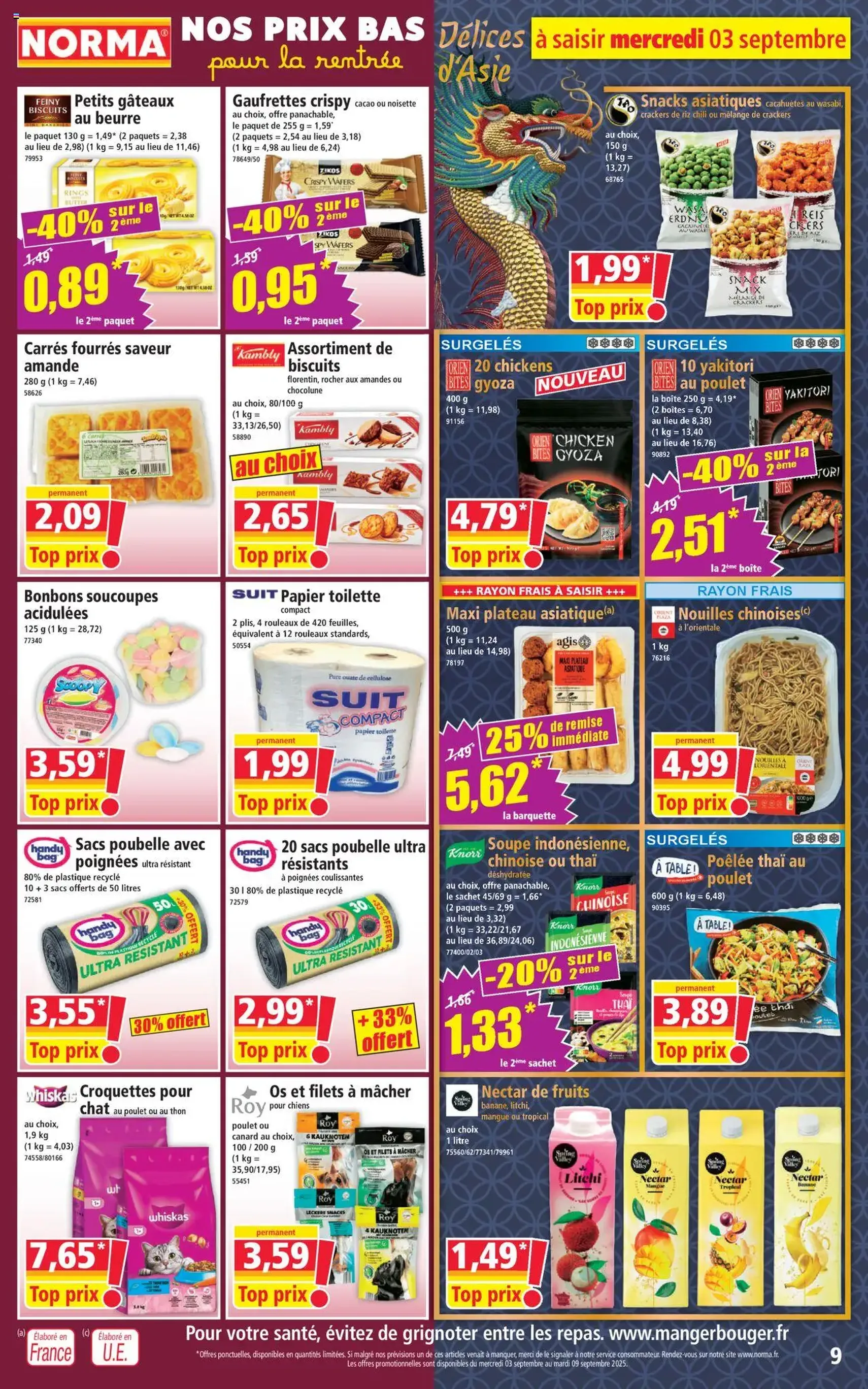 Norma catalogue - brochure valable à partir du 03/09/2025, page 9 sur 14 Norma catalogue - brochure valable à partir du 03/09/2025, page 9 sur 14