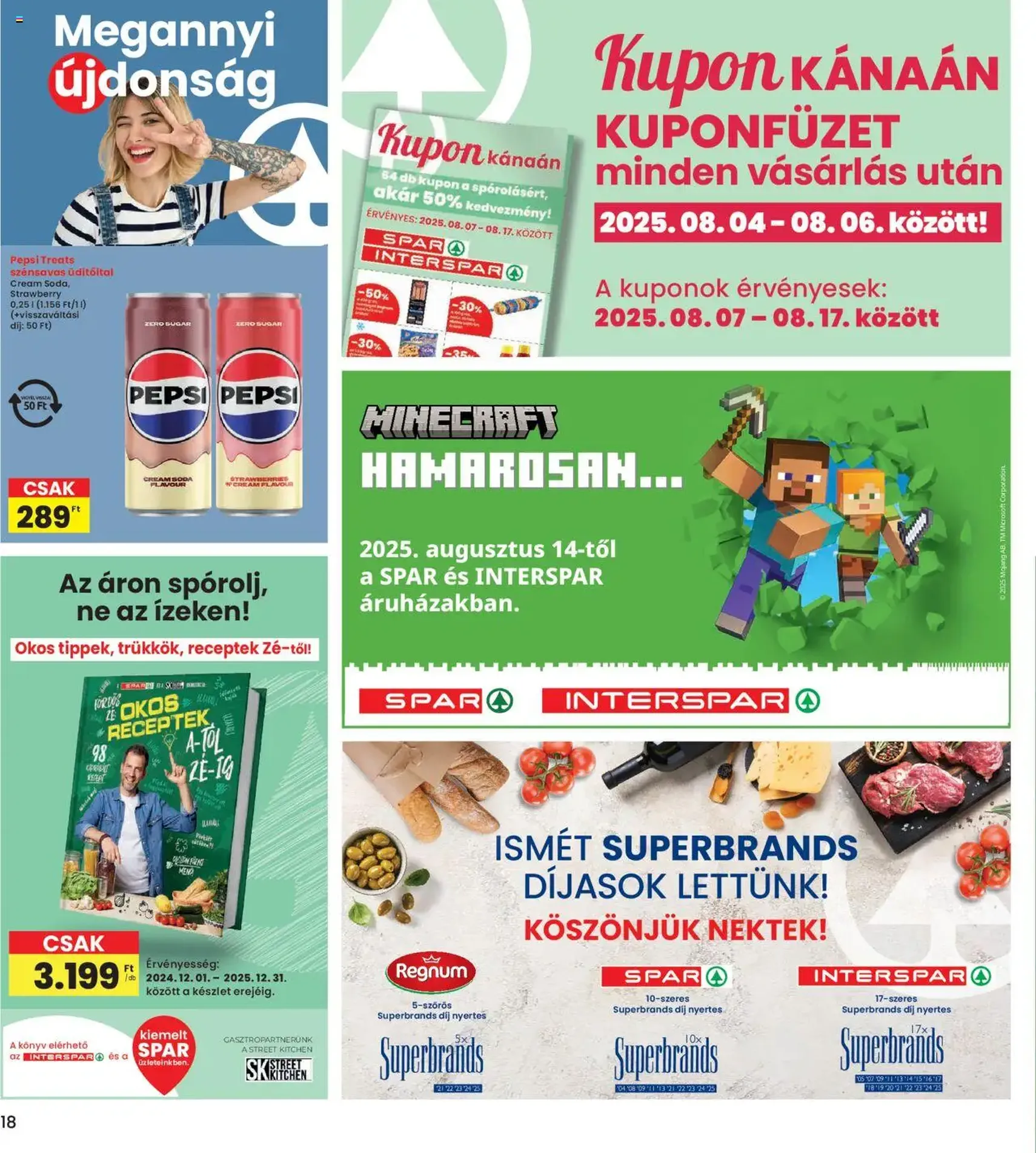 Interspar Akciós újság - 2025.07.31. érvényes szórólap 18 oldal 19 oldalból Interspar Akciós újság - 2025.07.31. érvényes szórólap 18 oldal 19 oldalból