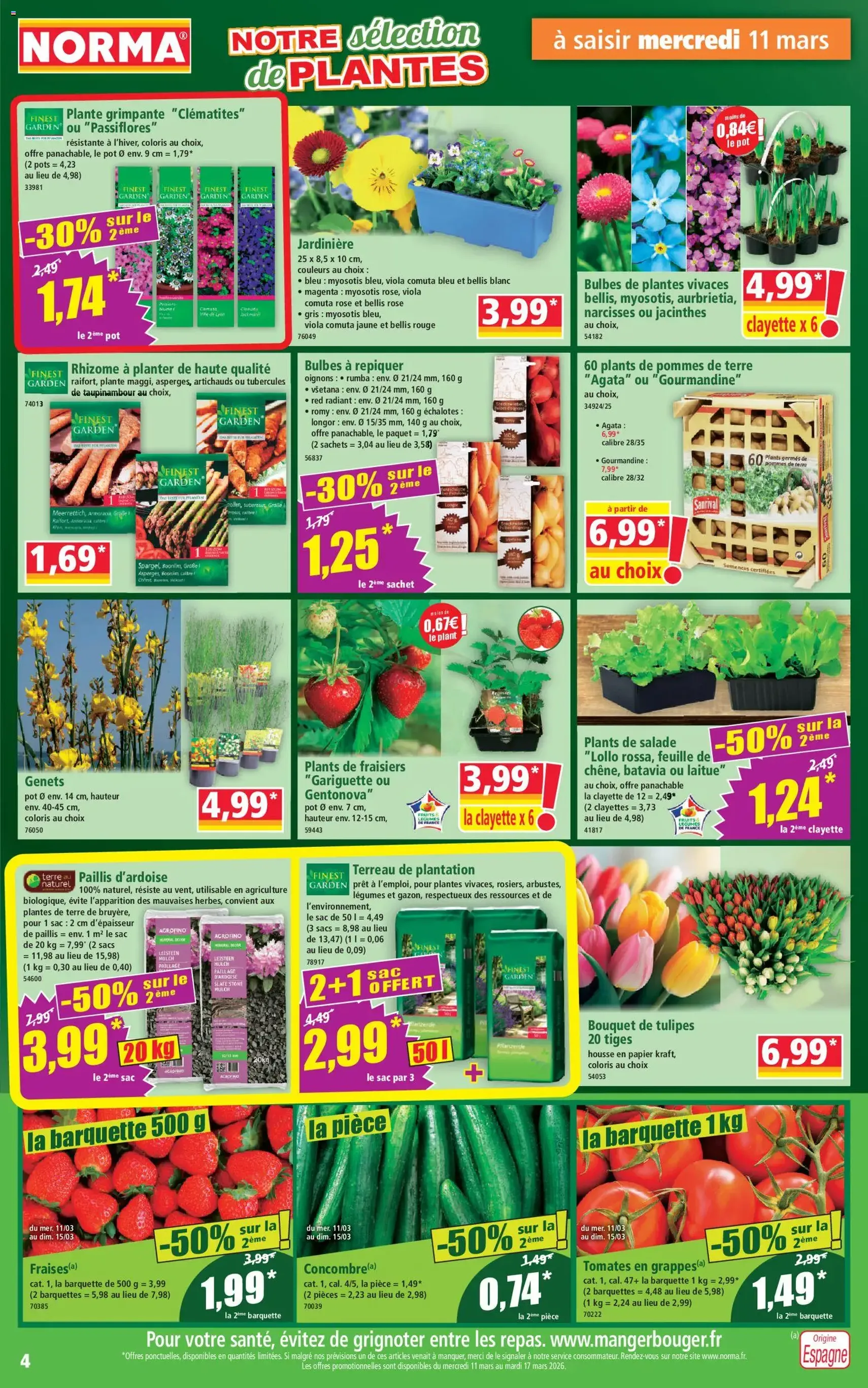 Norma catalogue - brochure valable à partir du 11/03/2026, page 4 sur 14