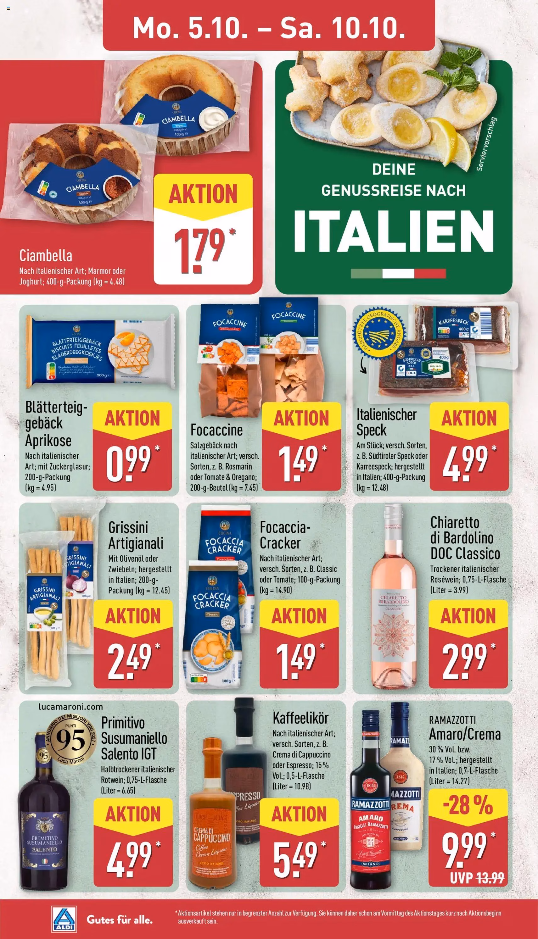 Aldi Prospekt - Gültiger Prospekt ab 05.10.2026, Seite 16 von insgesamt 48