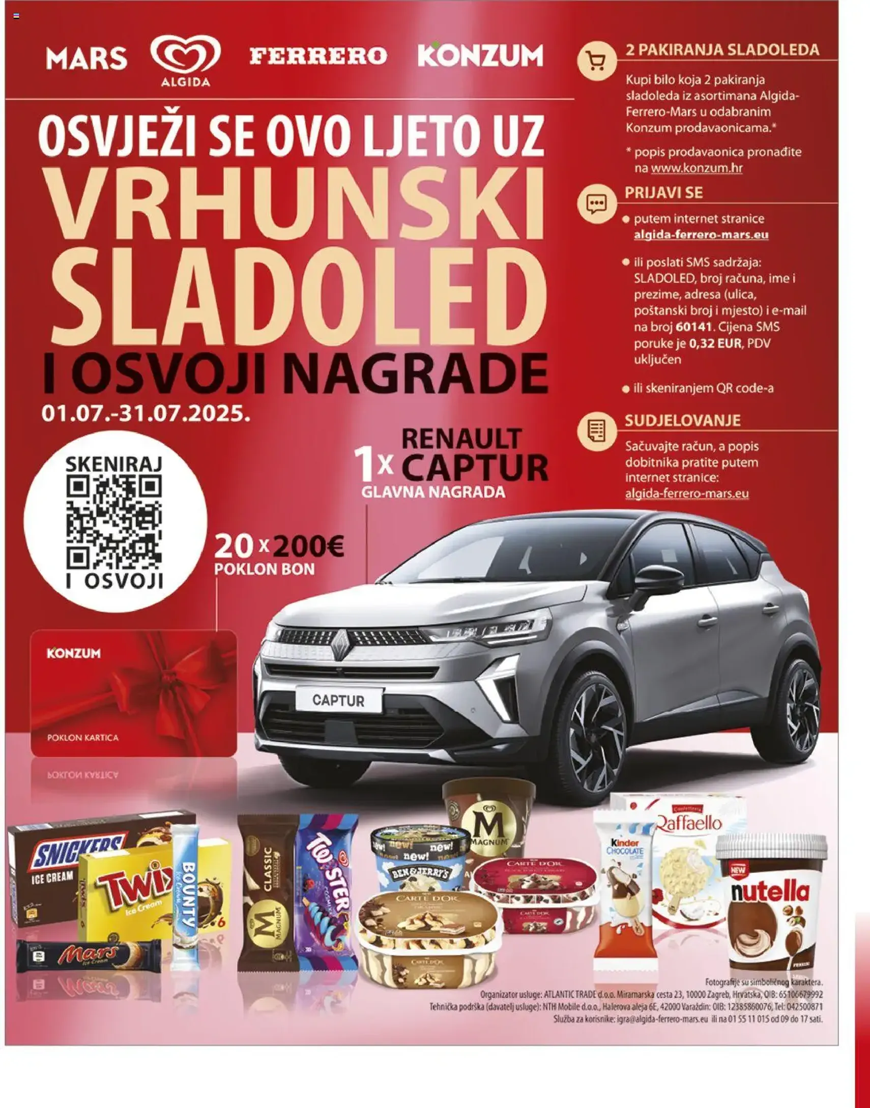 Konzum HR Akciós újság - 2025.07.23. érvényes szórólap 32 oldal 40 oldalból Konzum HR Akciós újság - 2025.07.23. érvényes szórólap 32 oldal 40 oldalból
