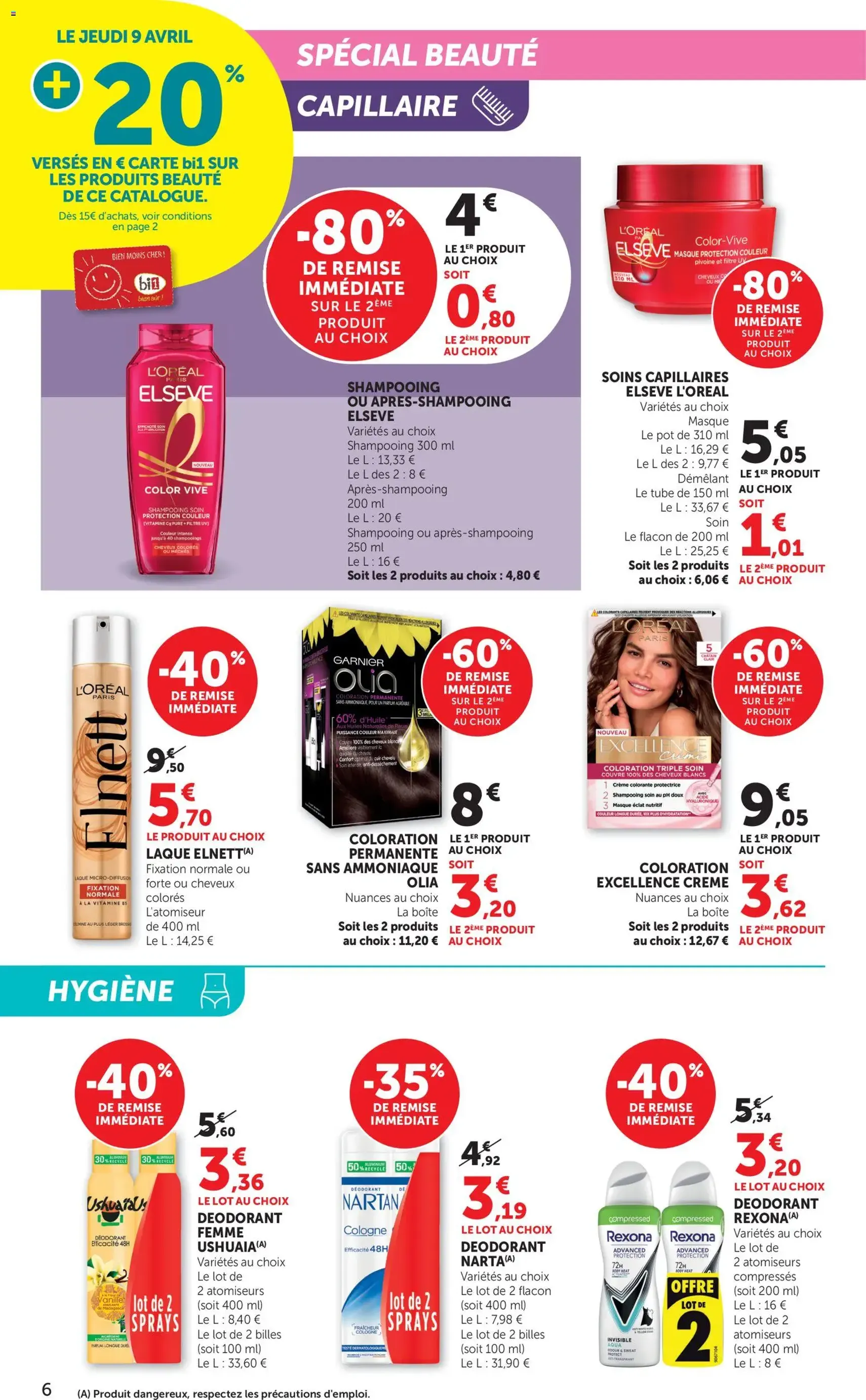 Bi1 Catalogue - brochure valable à partir du 08/04/2026, page 6 sur 20