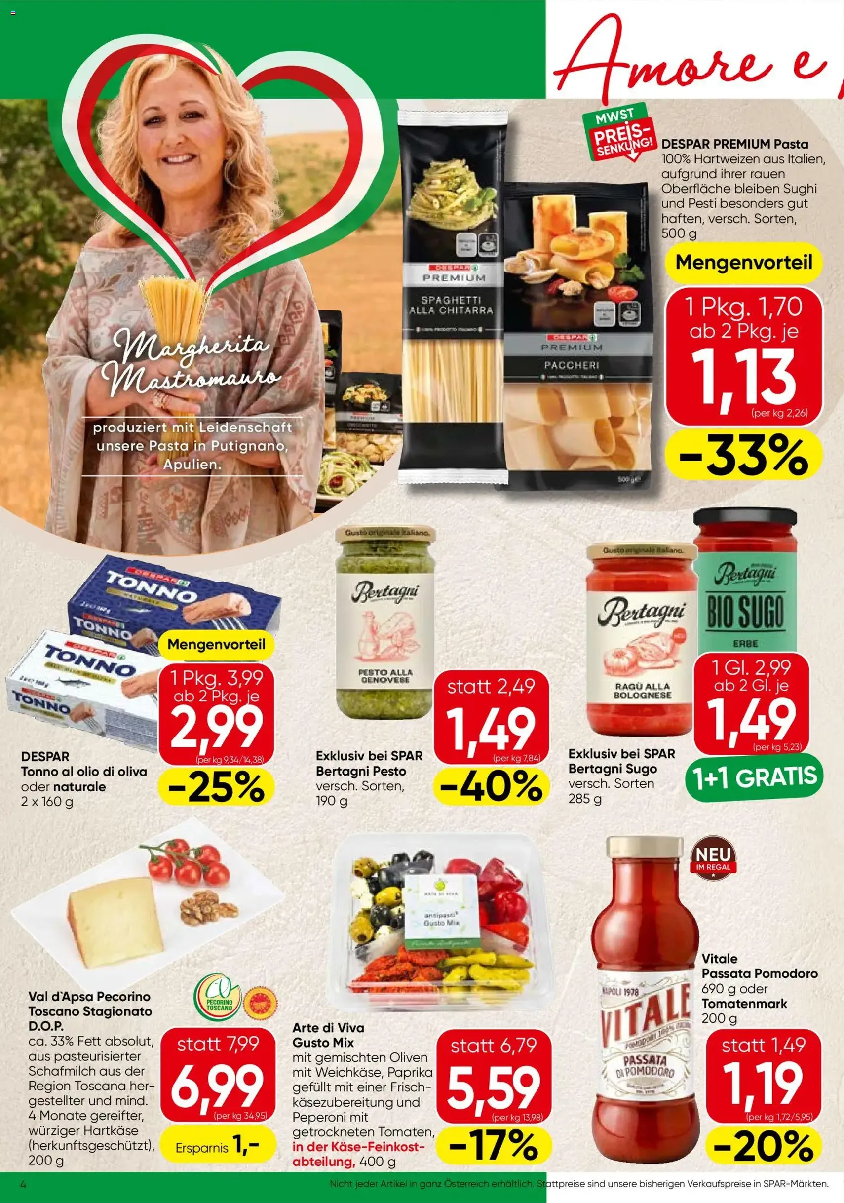 Spar - Flugblatt - Gültiger Prospekt ab 10.09.2026, Seite 4 von insgesamt 24