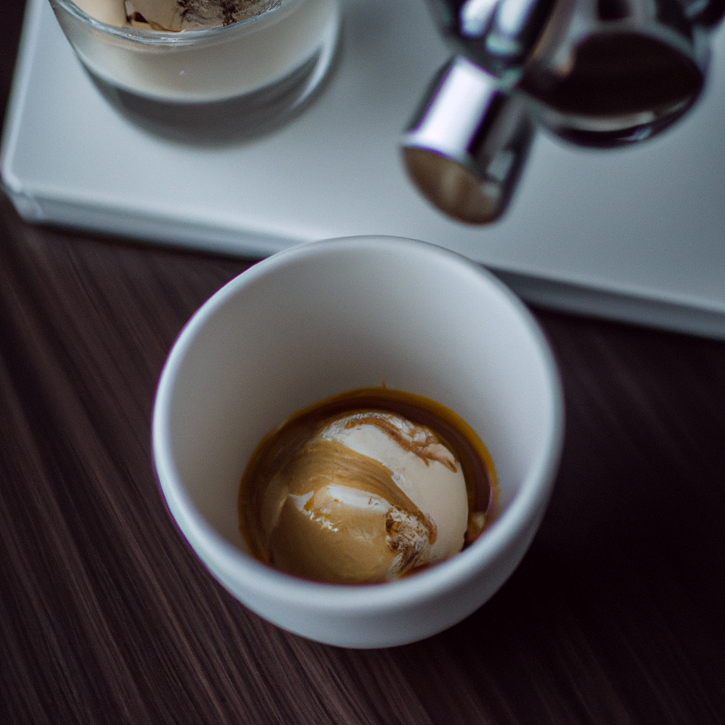 Affogato al caffè