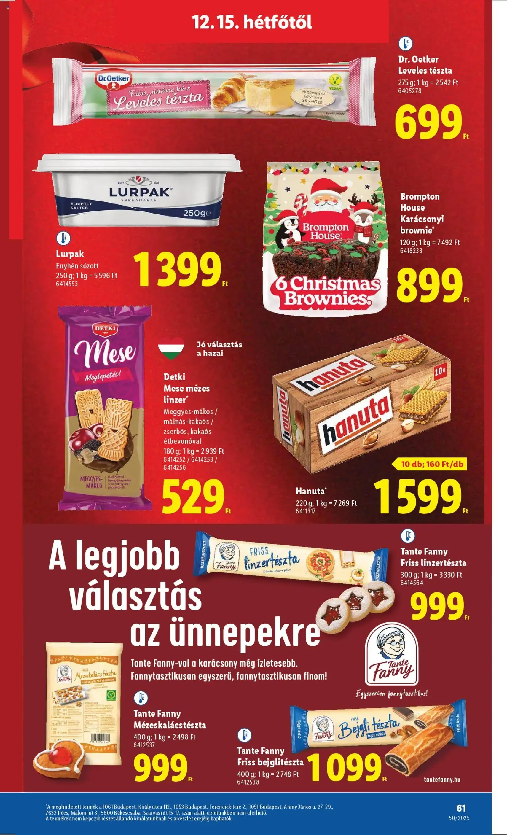Lidl Akciós újság - 2025.12.11. érvényes szórólap 61 oldal 66 oldalból