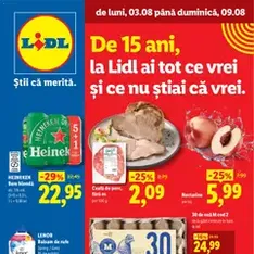 Lidl Catalog - previzualizare cataloage valabilă începând cu 03.08.2026