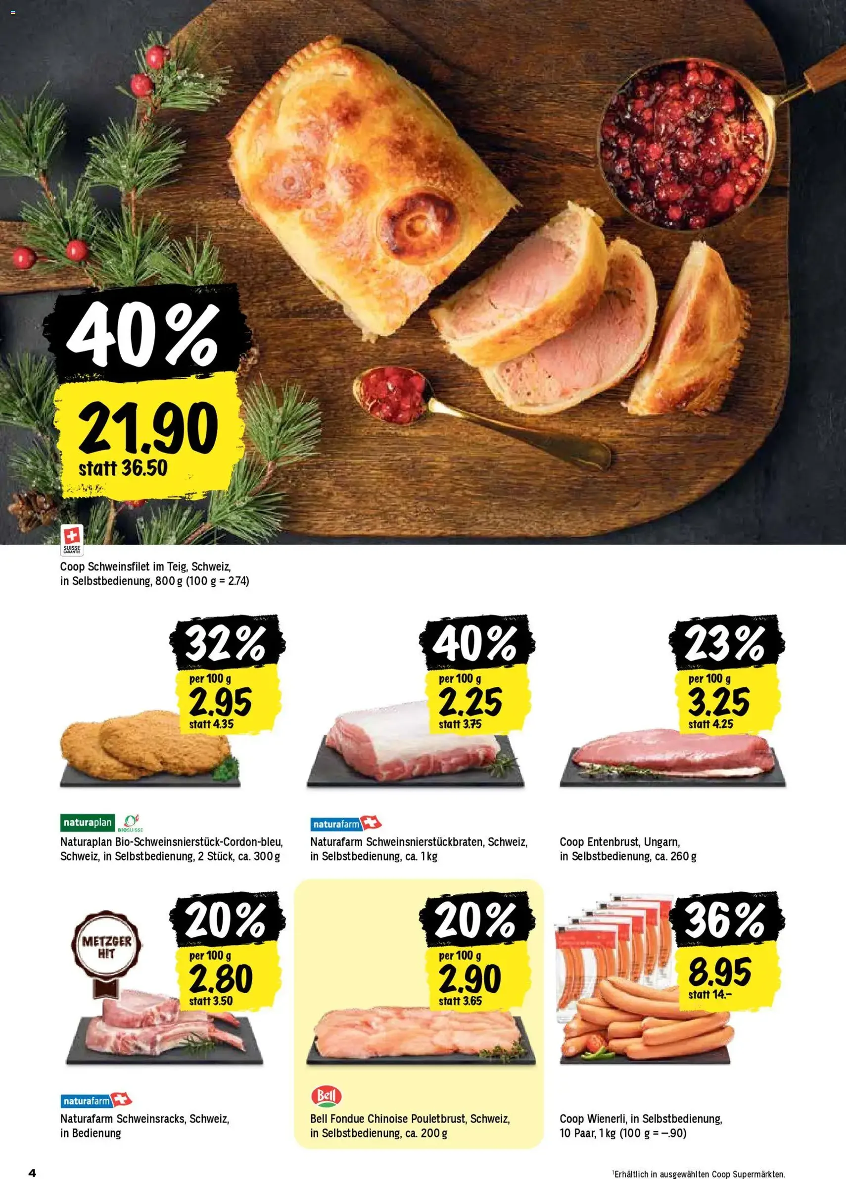 Coop Aktionen - Gültiger Prospekt ab 11.12.2025, Seite 4 von insgesamt 28